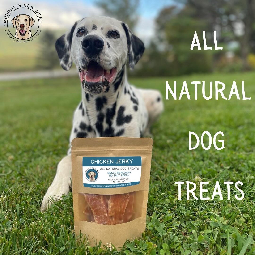 🐾All natural dog treats🐾

🚫No salt, no preservatives, no additives, no byproducts, no ingredients you can&rsquo;t pronounce, no BS- just meat!

🙋🏼&zwj;♀️Small Vermont business

🐕5% profits helps dogs in need