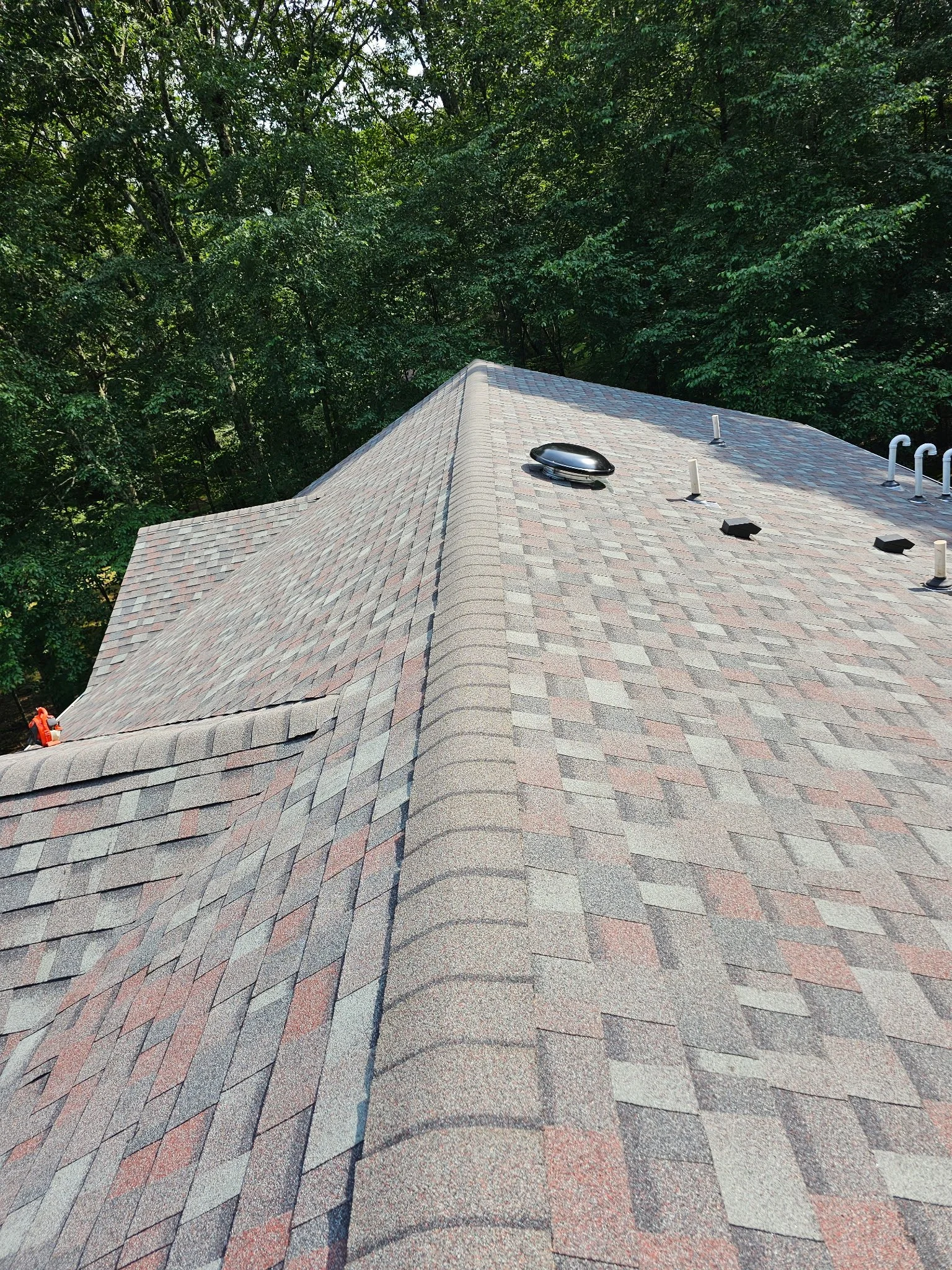 New Shingle Roof with Hubcaps in Milford PA