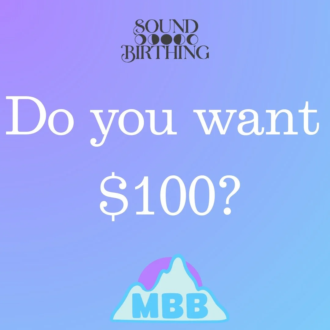 Sound Birthing&rsquo;s Referral Program rewards you for spreading the word about Mind-Body, Birth. You earn: $100 for your first referral, $25 for each additional, plus $75 bonus for every 10 referrals. Paid monthly, hassle-free. Plus whoever you ref