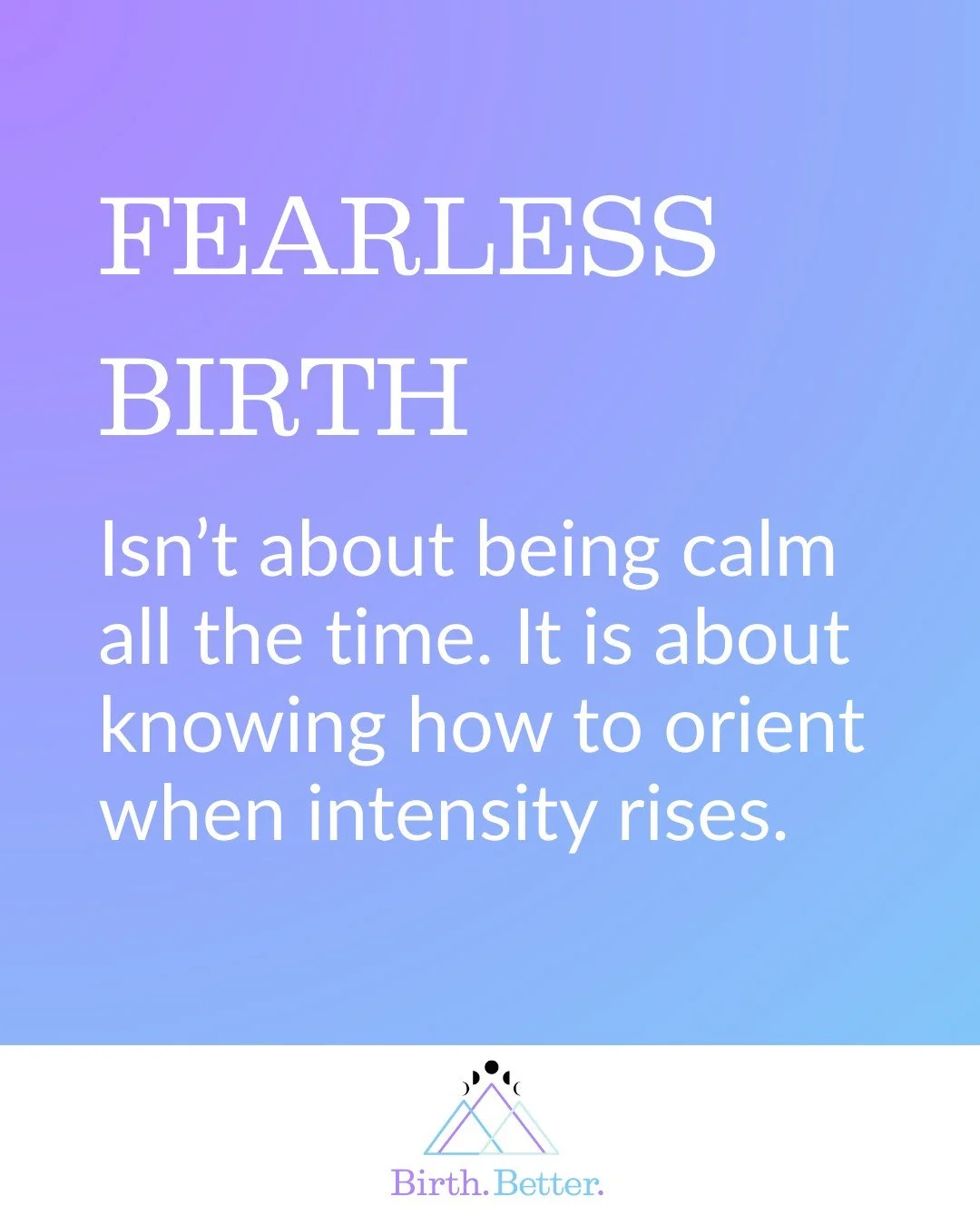 Fearless doesn&rsquo;t mean serene.
It means you know how to find your footing when things get loud, fast, or overwhelming.

That&rsquo;s what preparation actually does.
It builds orientation&mdash;not perfection.

You can navigate even the toughest 
