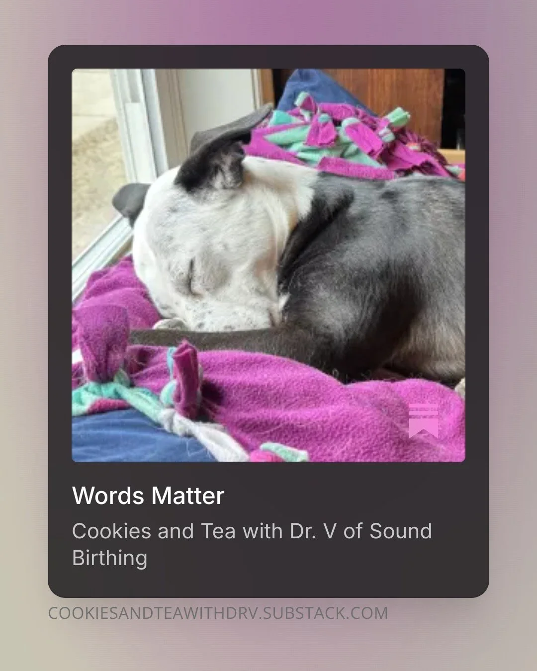 Check out this month's newsletter https://open.substack.com/pub/cookiesandteawithdrv/p/words-matter?r=765jpo&amp;utm_campaign=post&amp;utm_medium=web&amp;showWelcomeOnShare=true