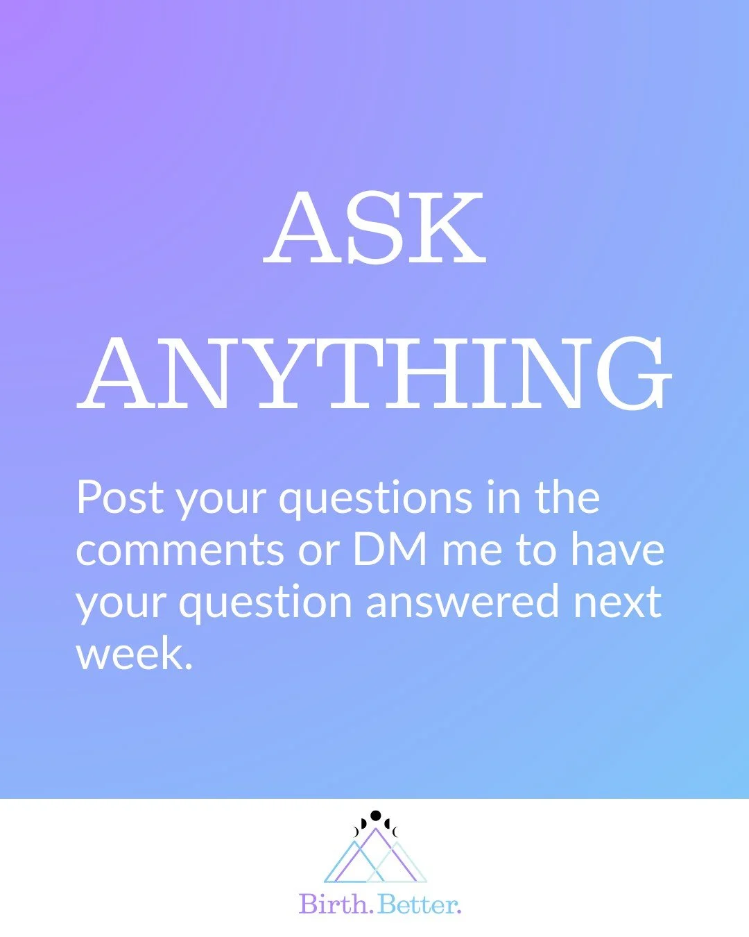 Ask Anything Thursday
If something has been sitting in the back of your mind &mdash; a question, a concern, or a &ldquo;why didn&rsquo;t anyone explain this?&rdquo; &mdash; this is your space.
Ask below. I&rsquo;ll answer next week.
#soundbirthing
#m