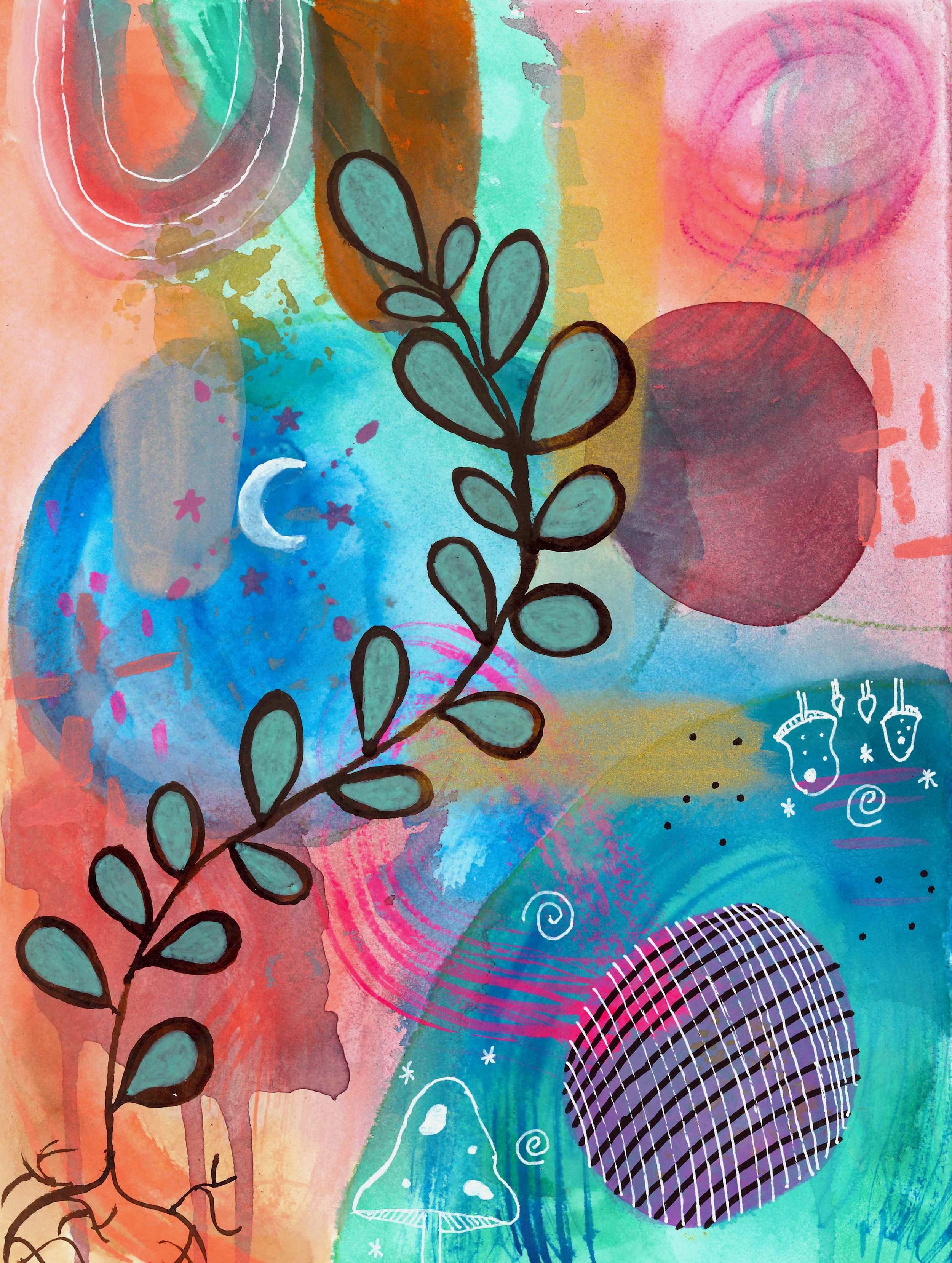 We Grow hand signed 5x7 print