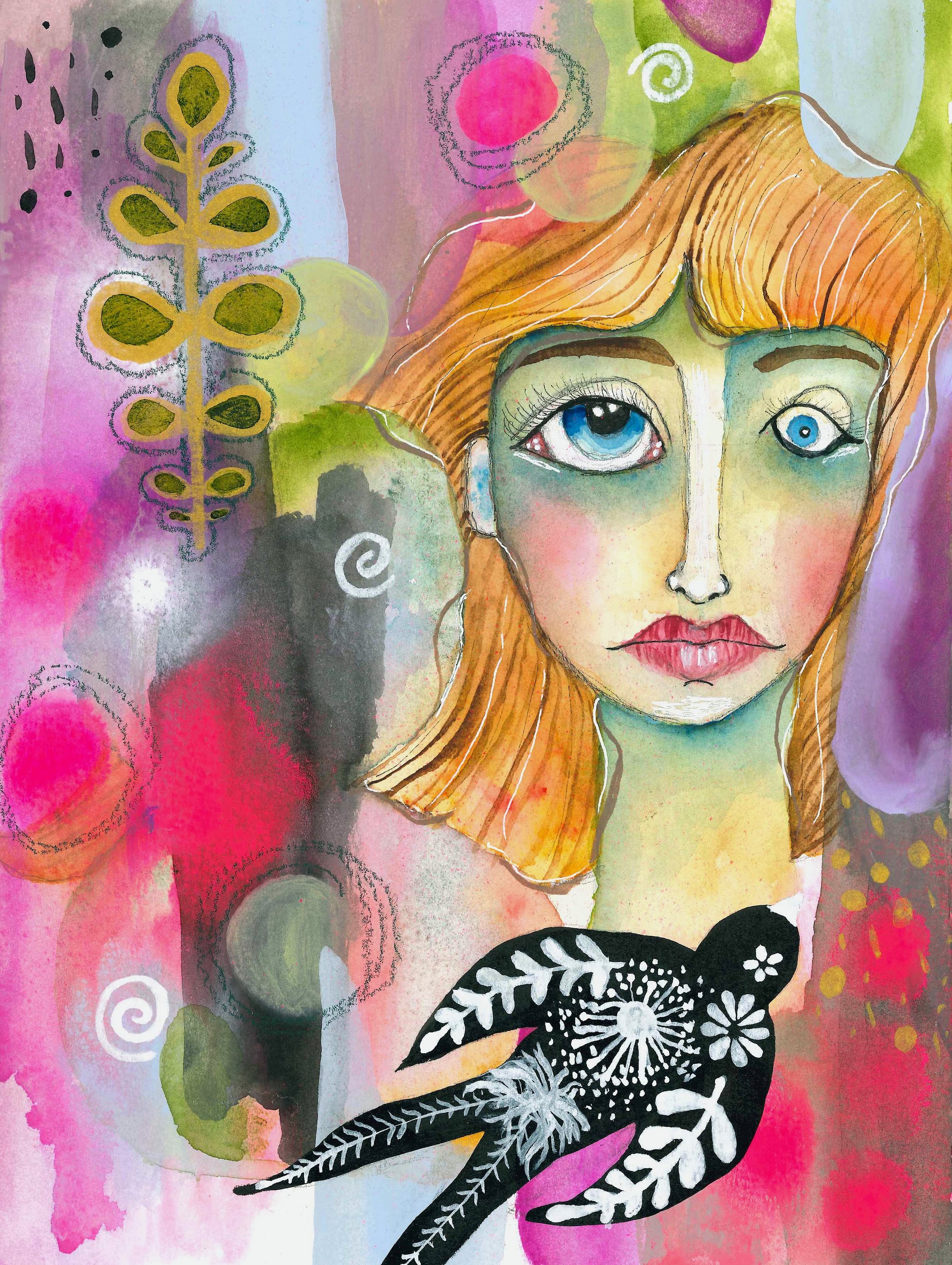 Fly hand signed 5x7 Print