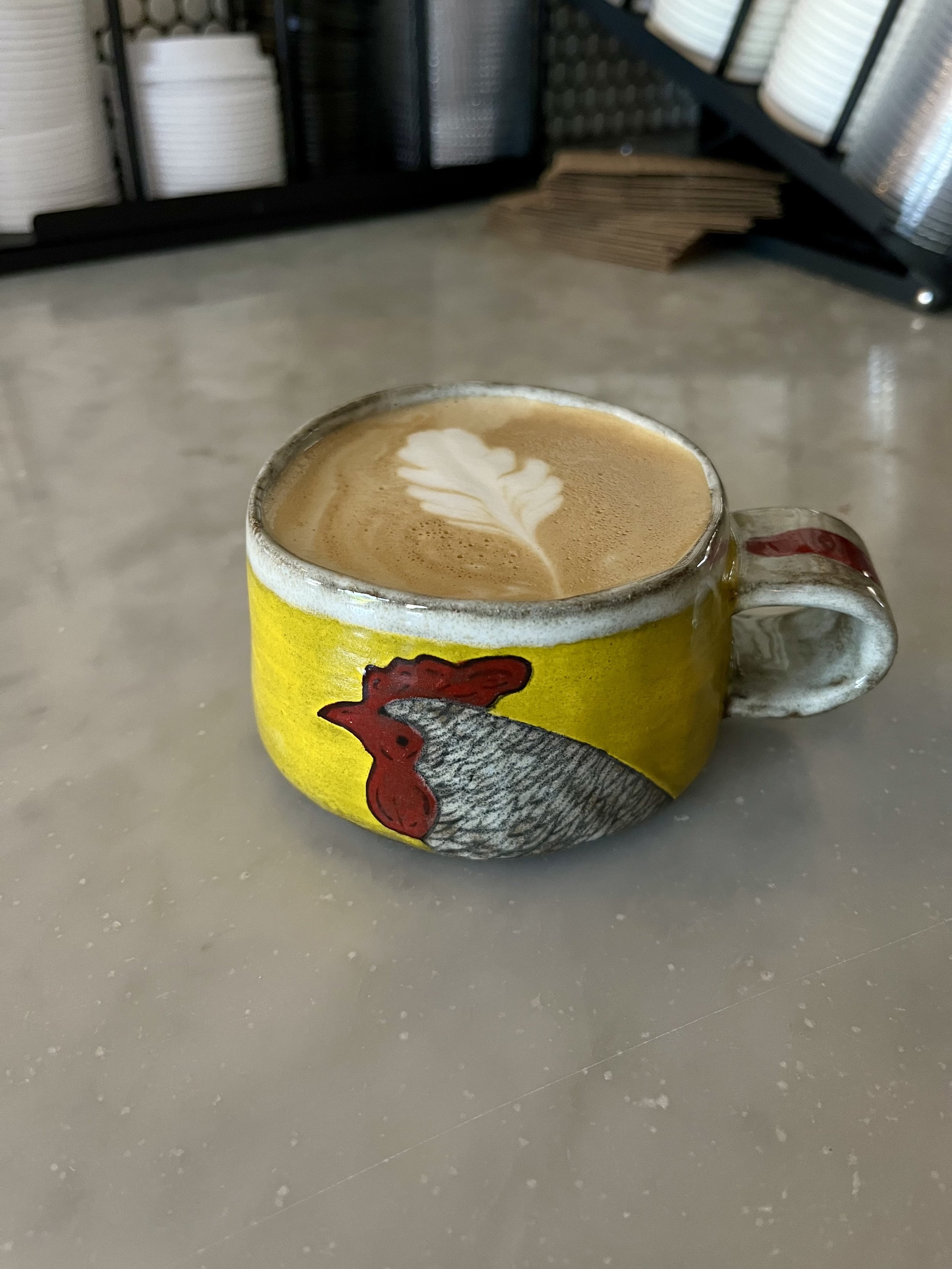 yellow Barred Rock Mug