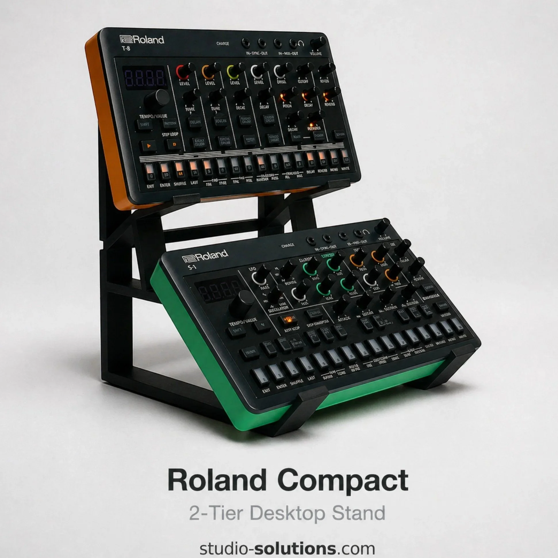 2 Tier Roland Aira Compact Double Support Desktop Stand