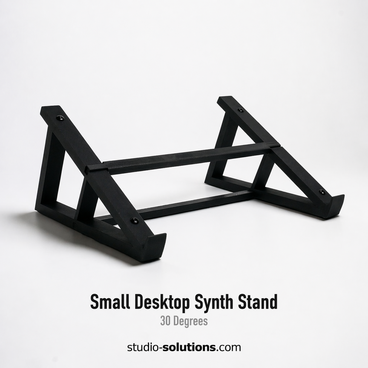 Small 30° Desktop Synth Stand | Drum Machine, Sampler & MIDI Controller Stand