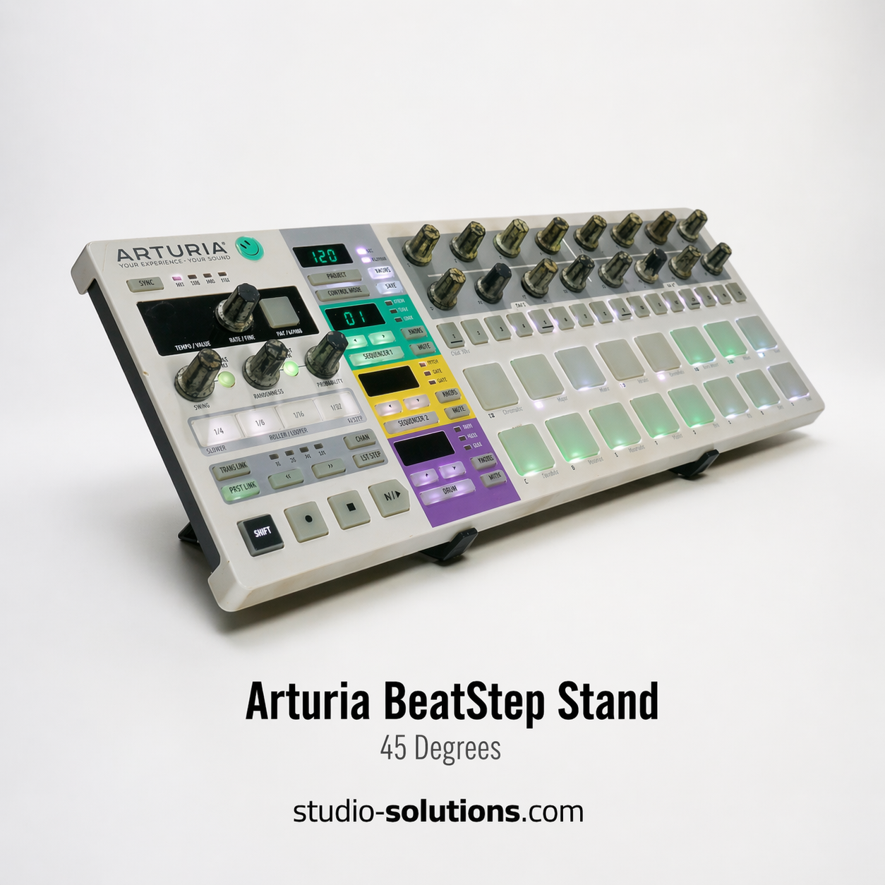 Arturia BeatStep Pro Stand 45° Desktop MIDI Sequencer DAW Controller (1).png