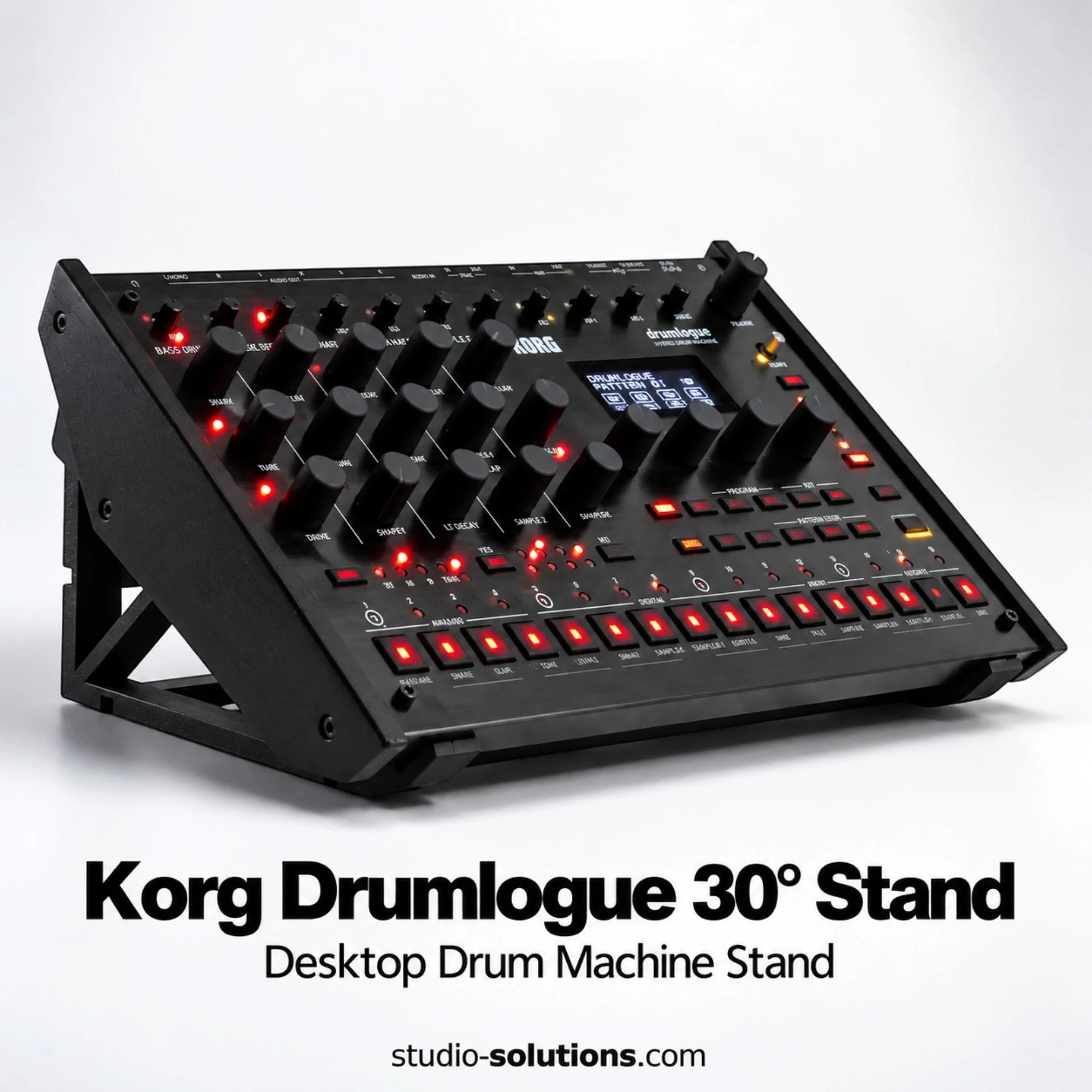 Korg Drumlogue Stand | Angled Desktop Drum Machine Stand