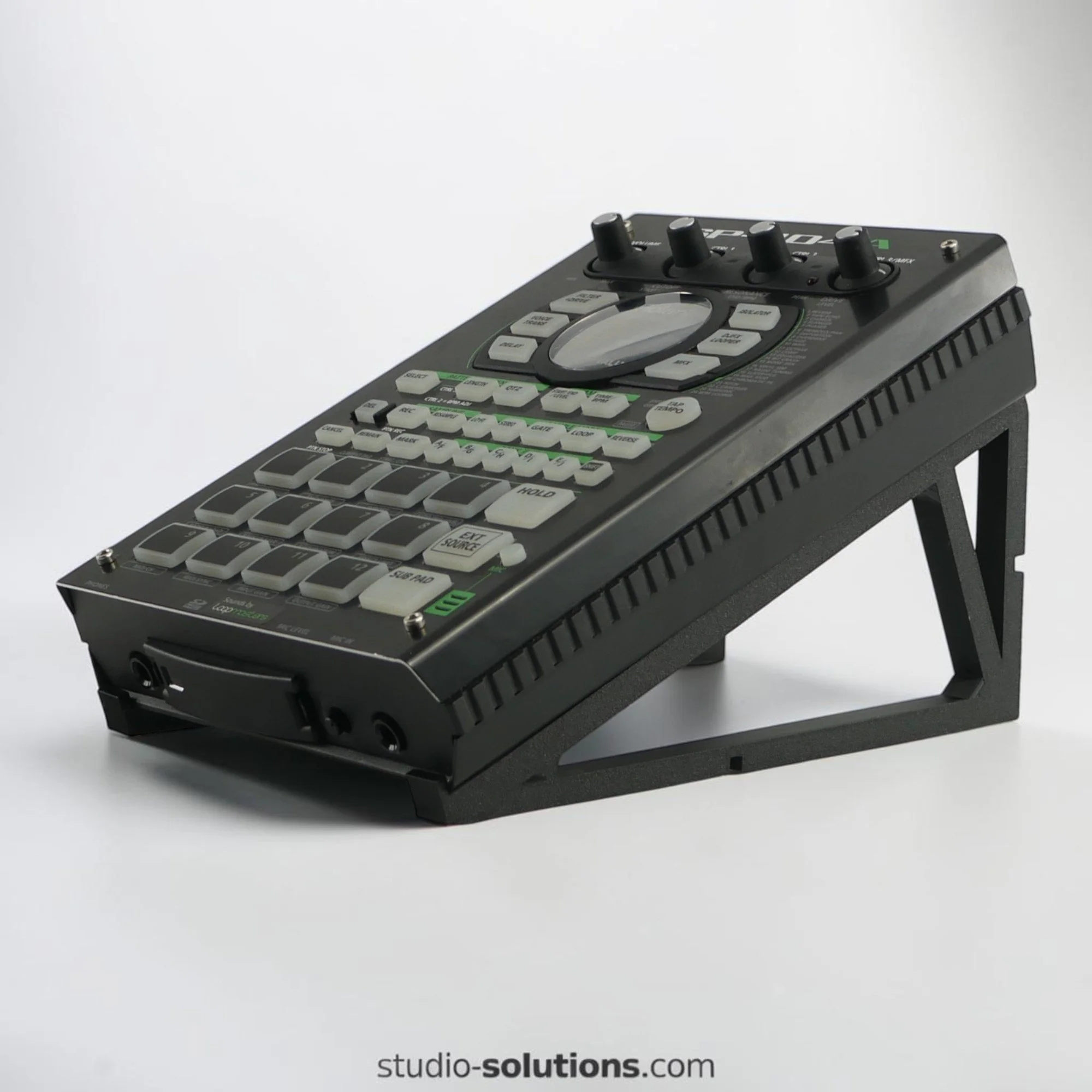 roland-sp-404-mkii-22-degree-sampler-stand-installed-sampler-front-right-view-studio-solutions.jpg