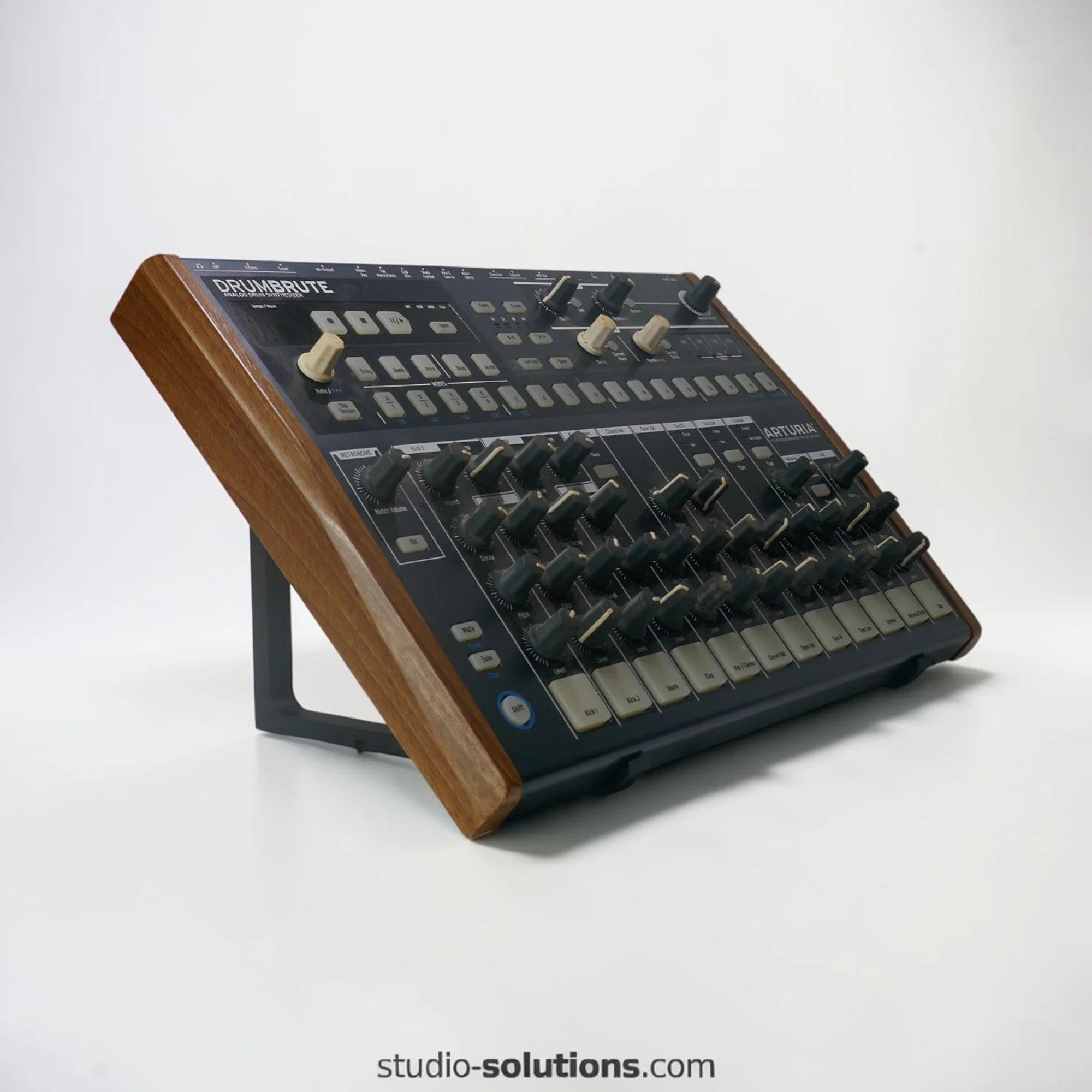 Large Studio Desktop Stand for Synth Drum Machine Mixer w 3 Braces Struts