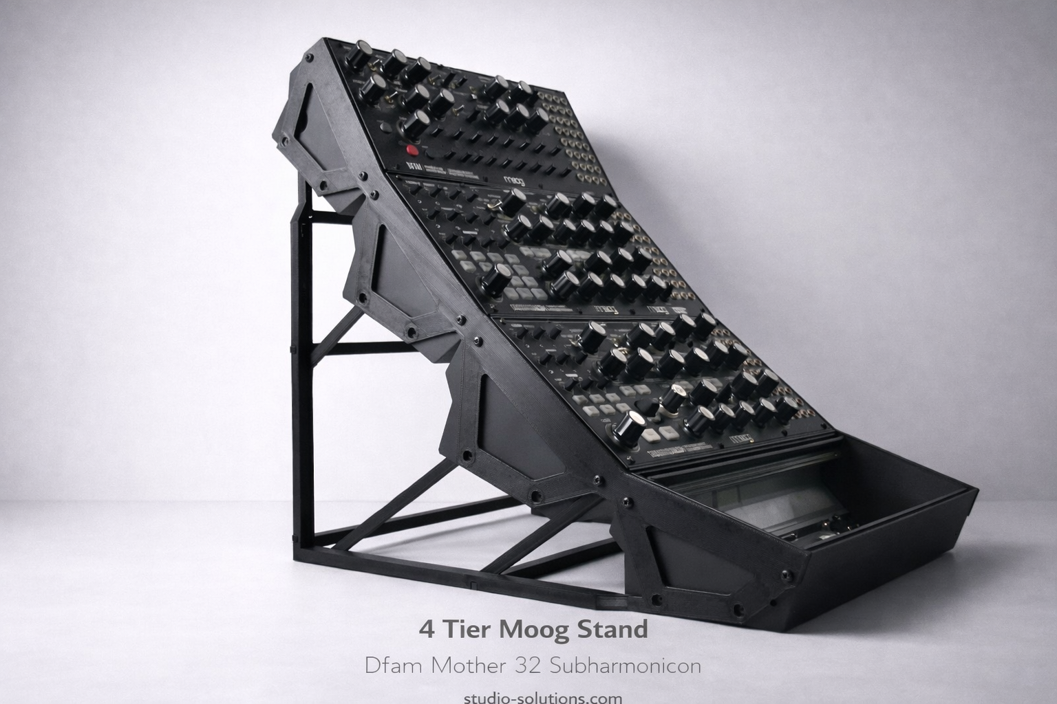 4 Tier Moog Semi-Modular Stand for DFAM Mother-32 Subharmonicon Spectravox & Labyrinth