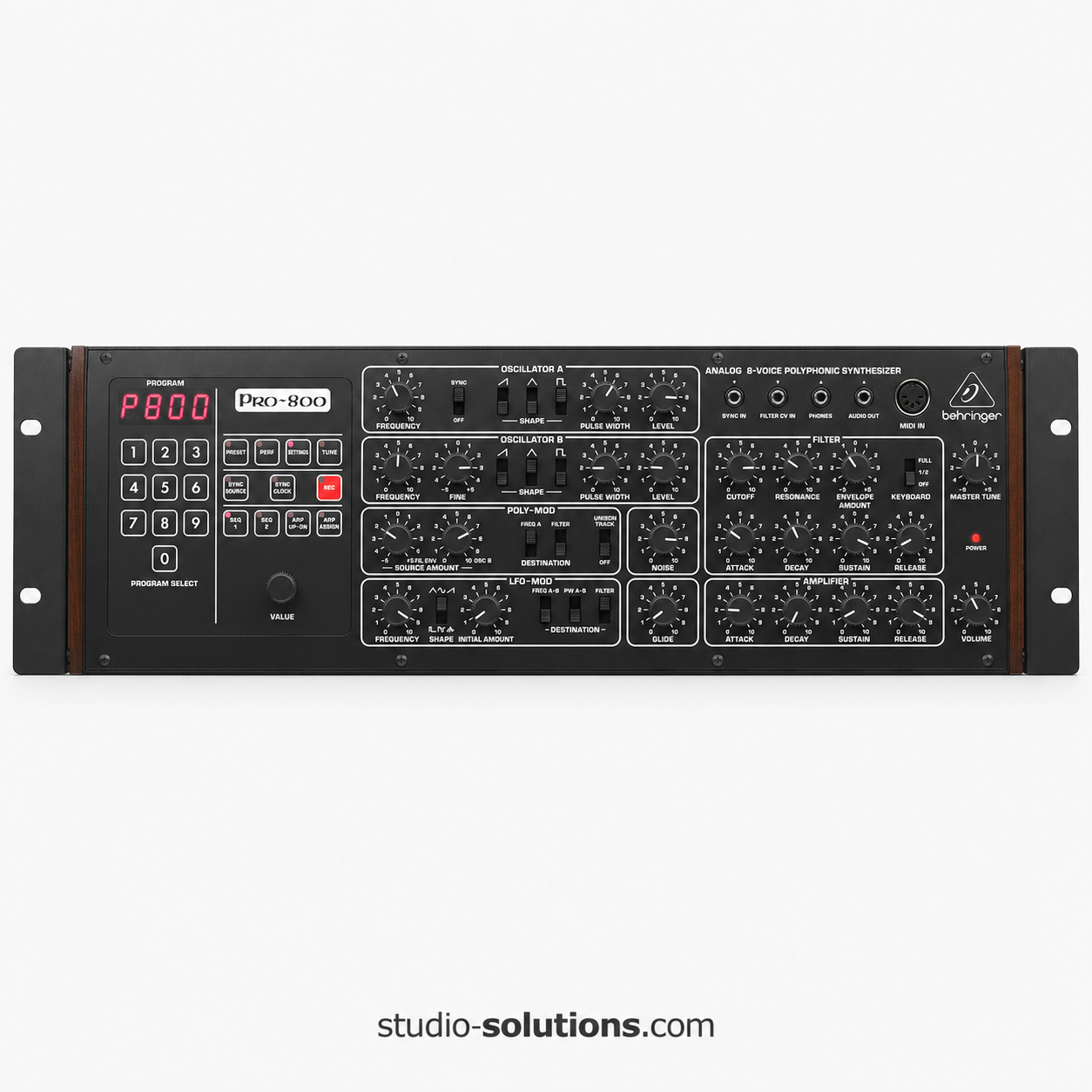 Behringer Pro-800 Rack Ears – 19 Inch 80HP Rack Mount Brackets