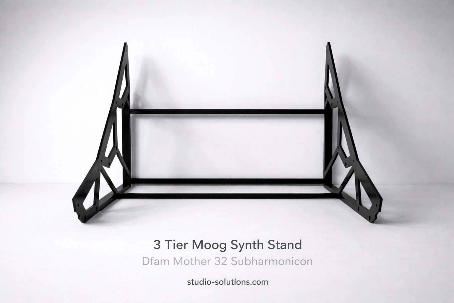 3 tier Moog Sound Studio style stand for Mother-32 DFAM Subharmonicon Labyrinth and Spectravox