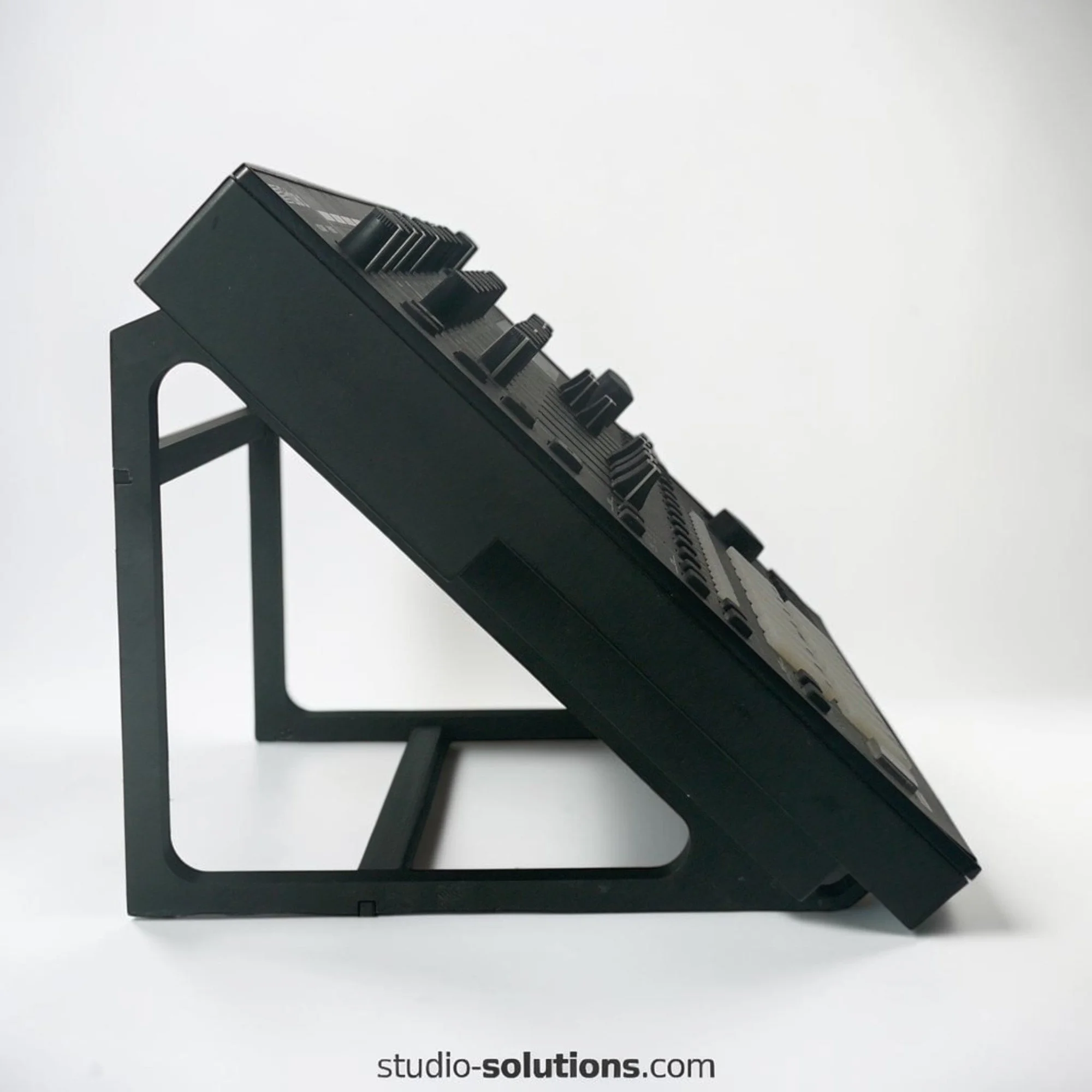 Roland MC-707 45 degree high angle groovebox performance stand
