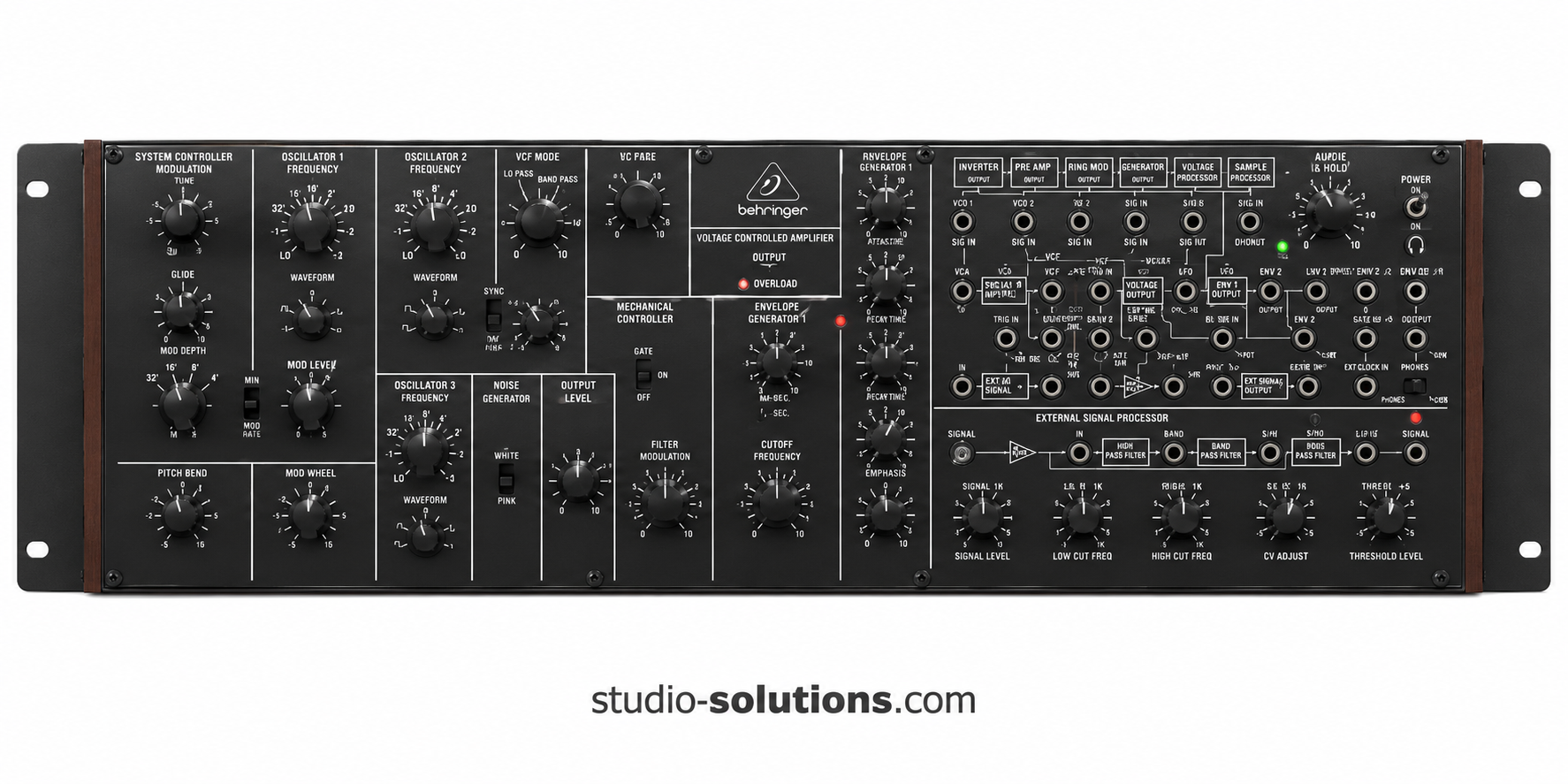 Behringer K-2 mkII Rack Ears – 19 Inch 80HP Rack Mount Brackets