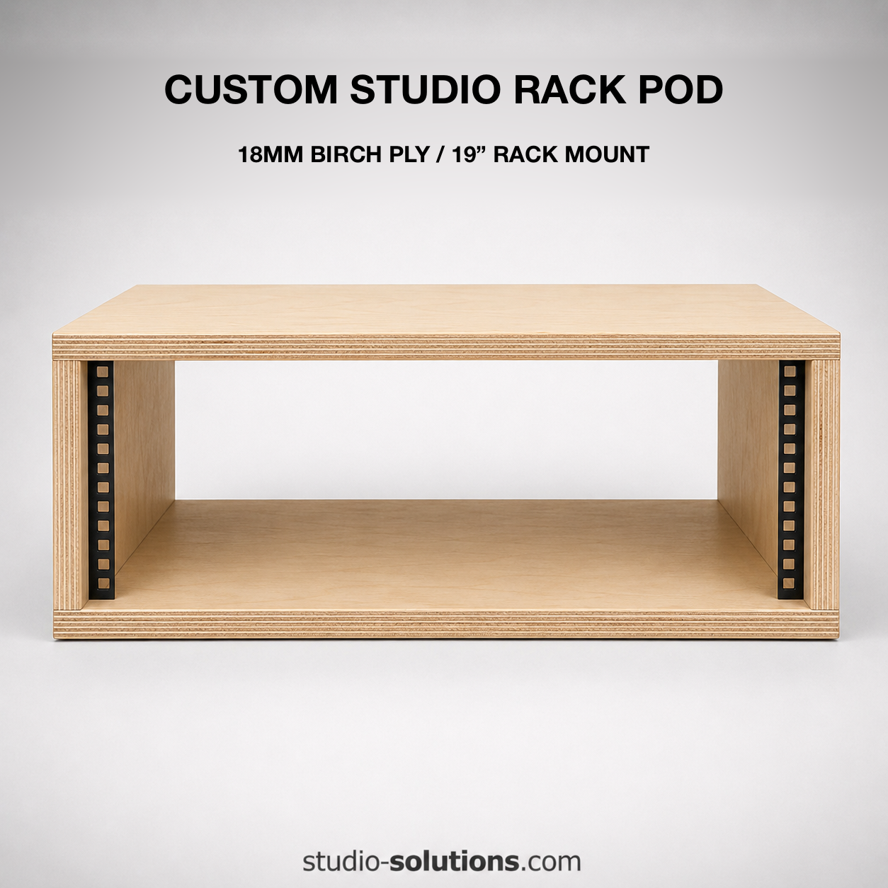 Custom 4U 19-Inch Studio Rack Pod