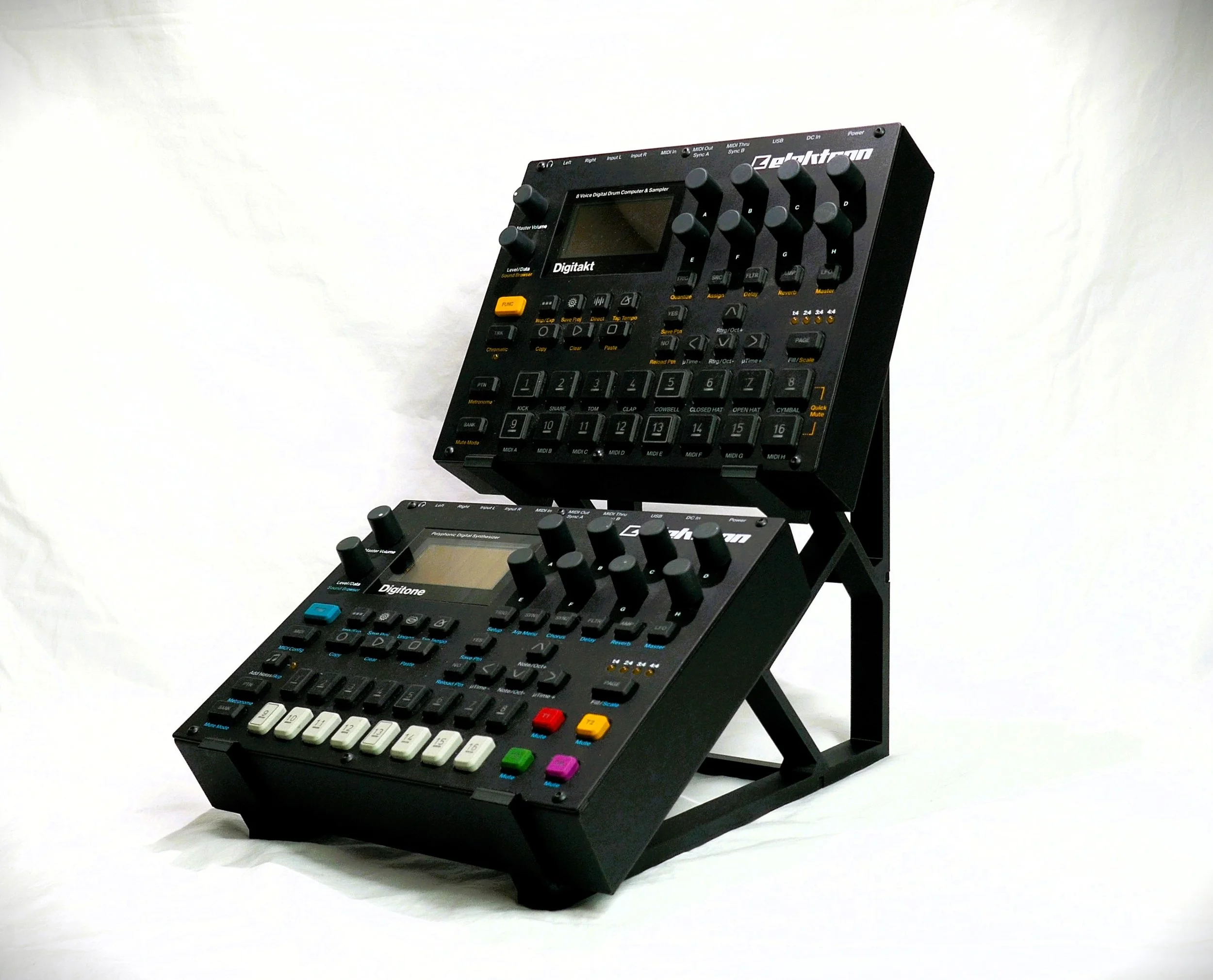 2 Tier double elektron digitakt syntakt digitone desktop studio stand (2).JPG
