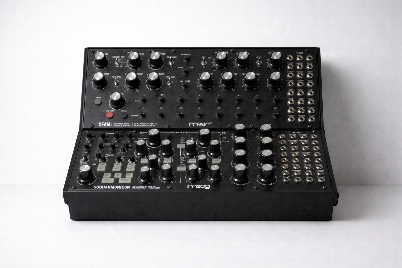 Moog style 60HP skiff compatible 2 tier synth stand