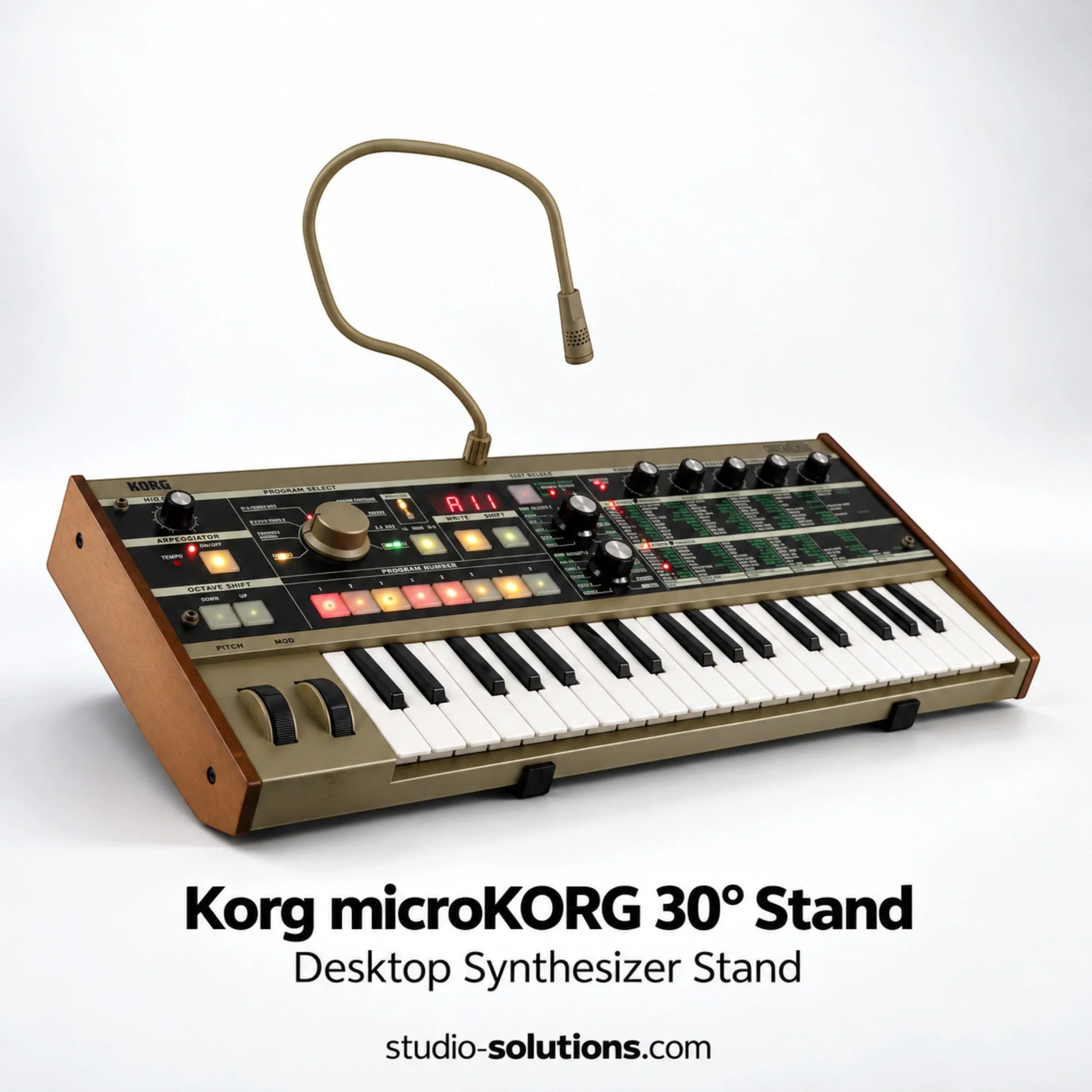 Korg microKORG Stand | Angled Desktop Synthesizer Stand