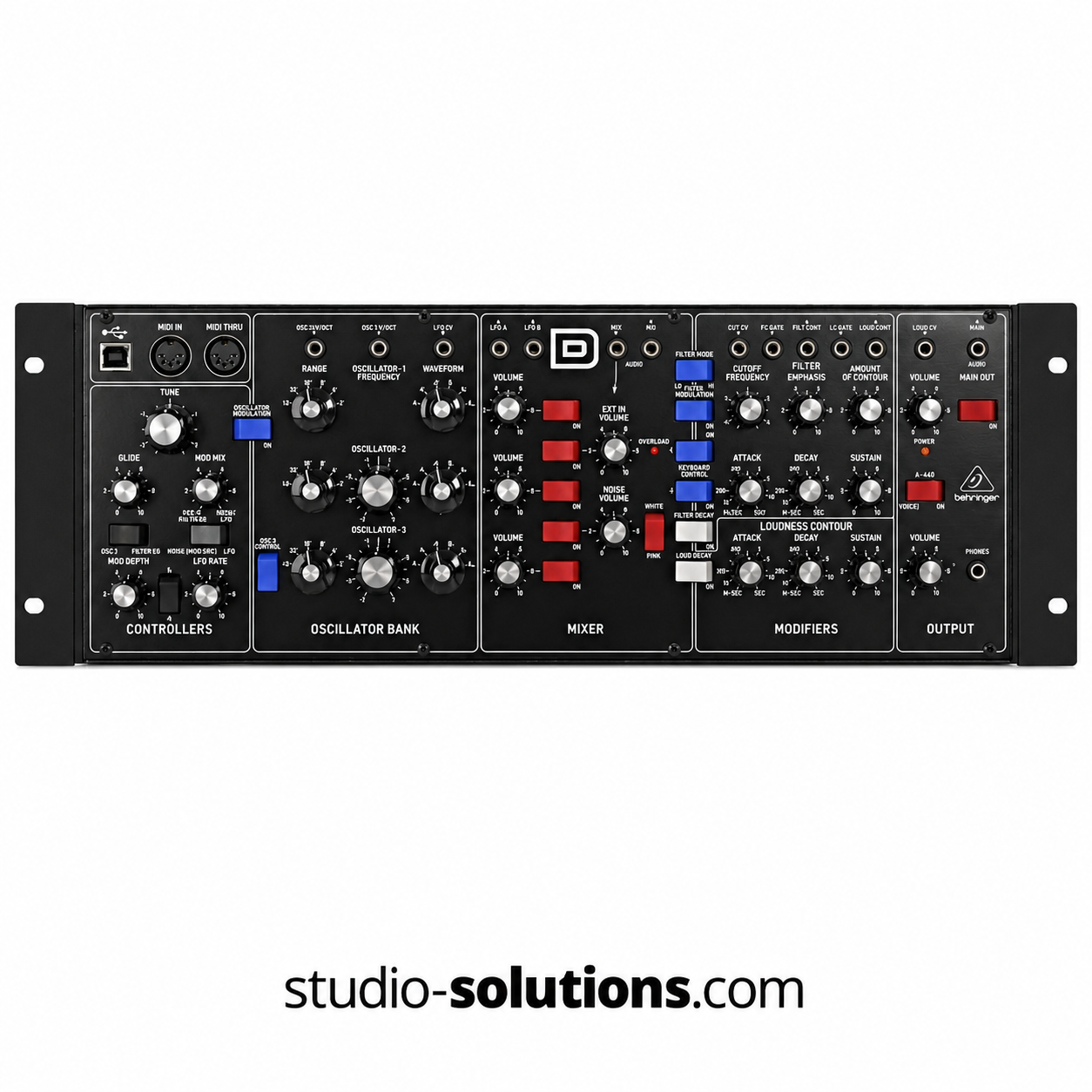 Behringer Model D Rack Ears – 19 Inch 70HP Rack Mount Brackets