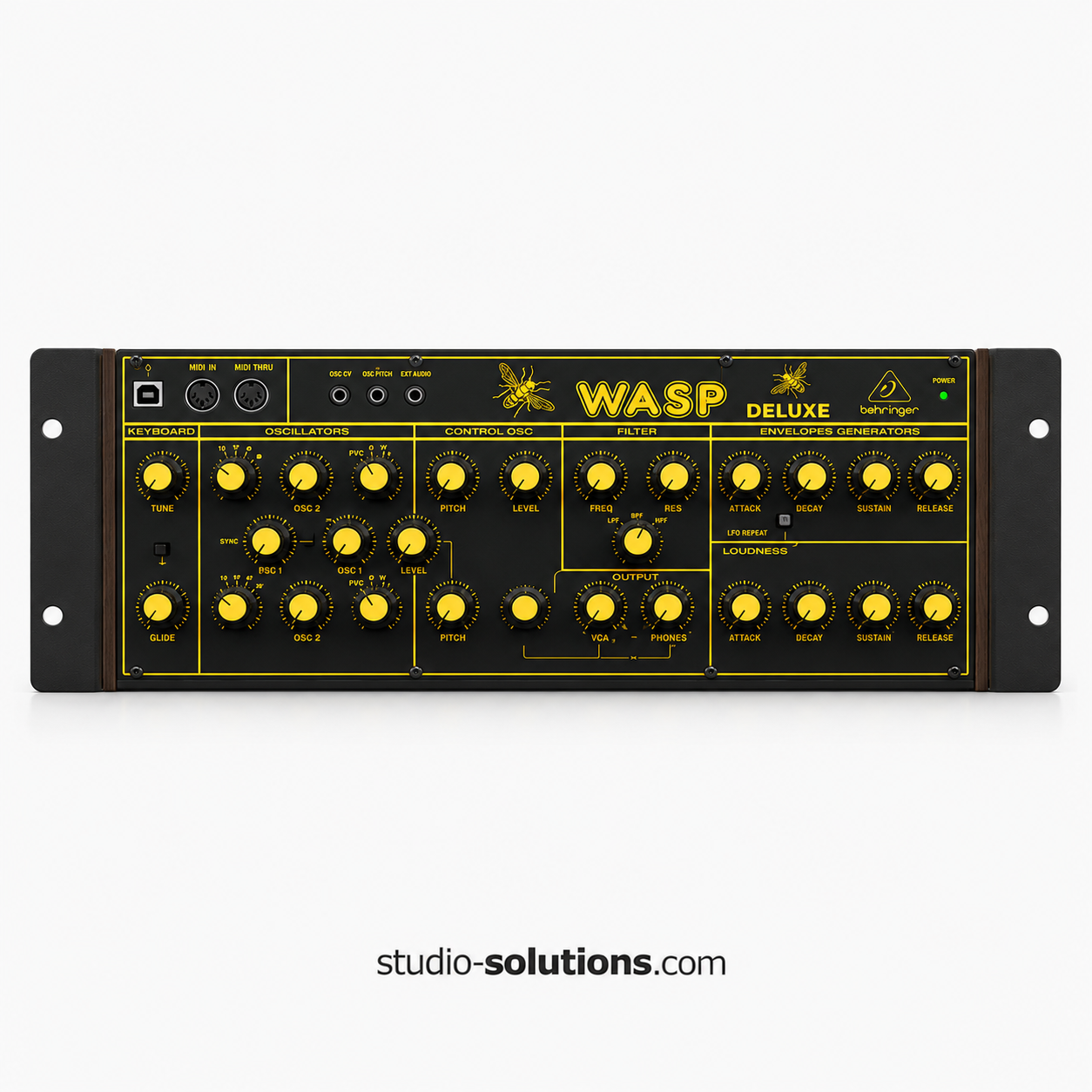 Behringer WASP Deluxe Rack Ears | 19 Inch 70HP Rack Mount Brackets
