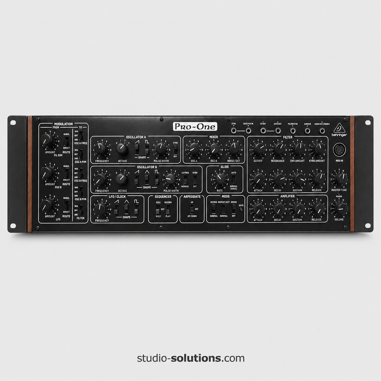 Behringer Pro-1 Rack Ears – 19 Inch 80HP Rack Mount Brackets