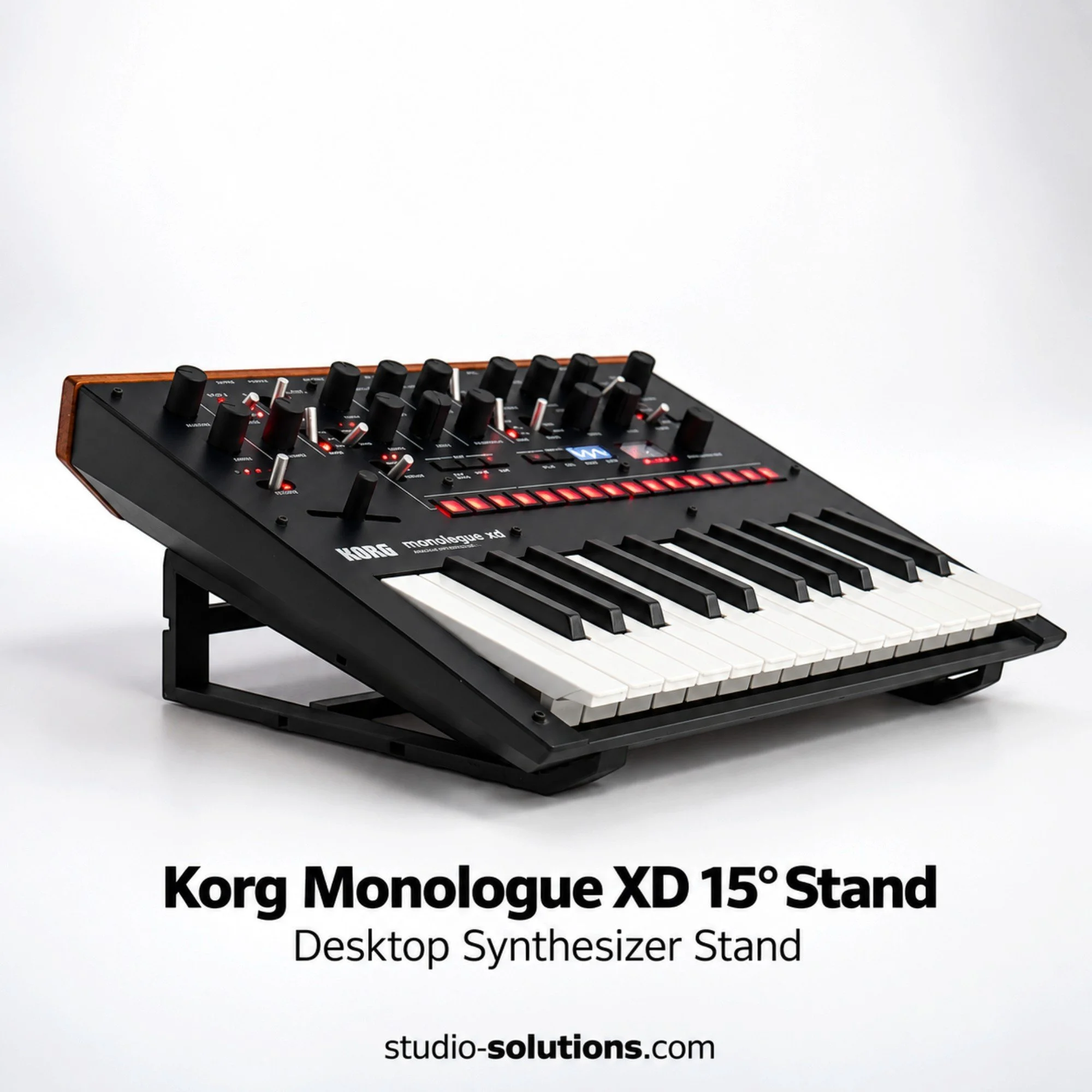 Korg Monologue 15° Angled Analog Synth Stand, Desktop Keyboard Holder