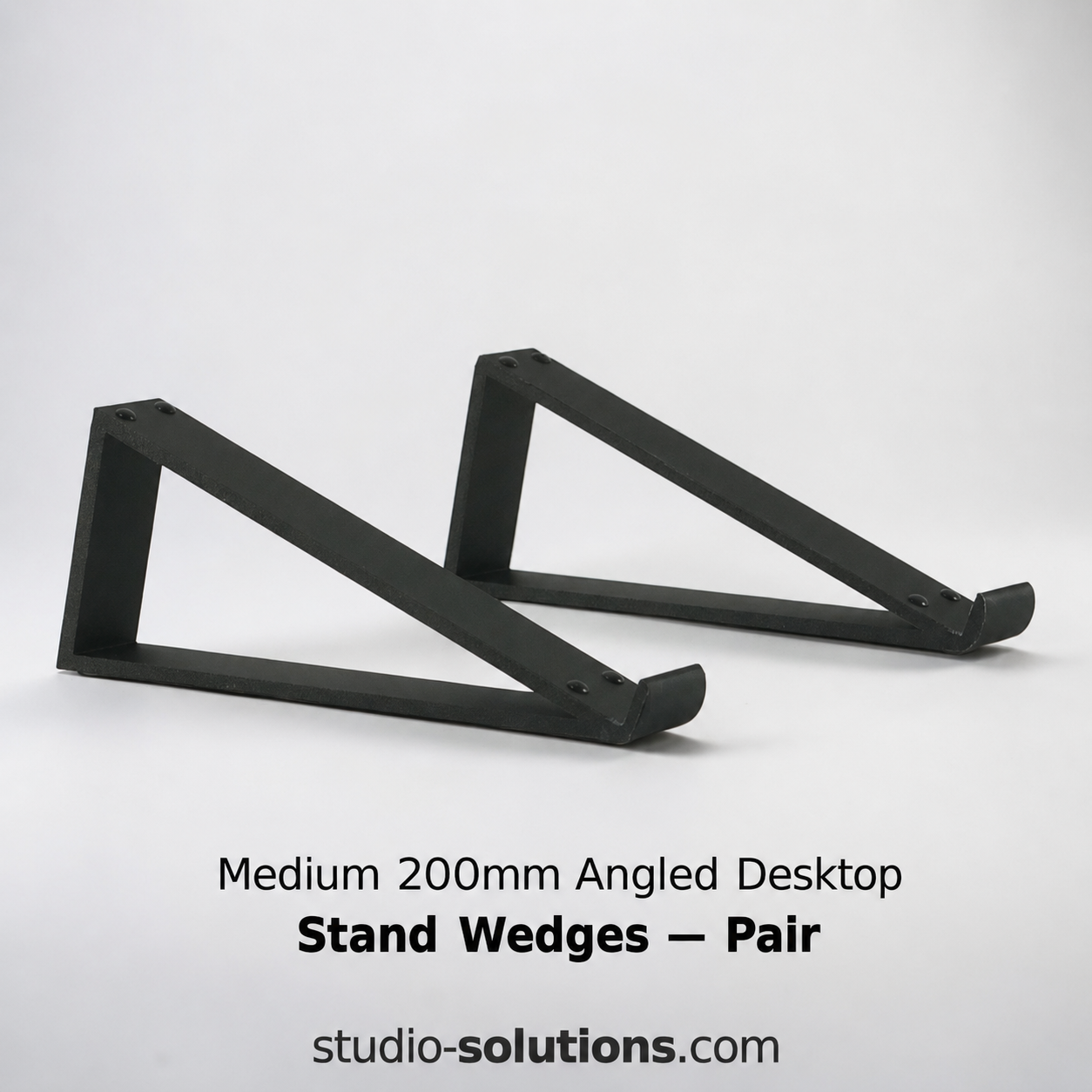 Medium 200mm Angled Desktop Stand Wedges – Pair