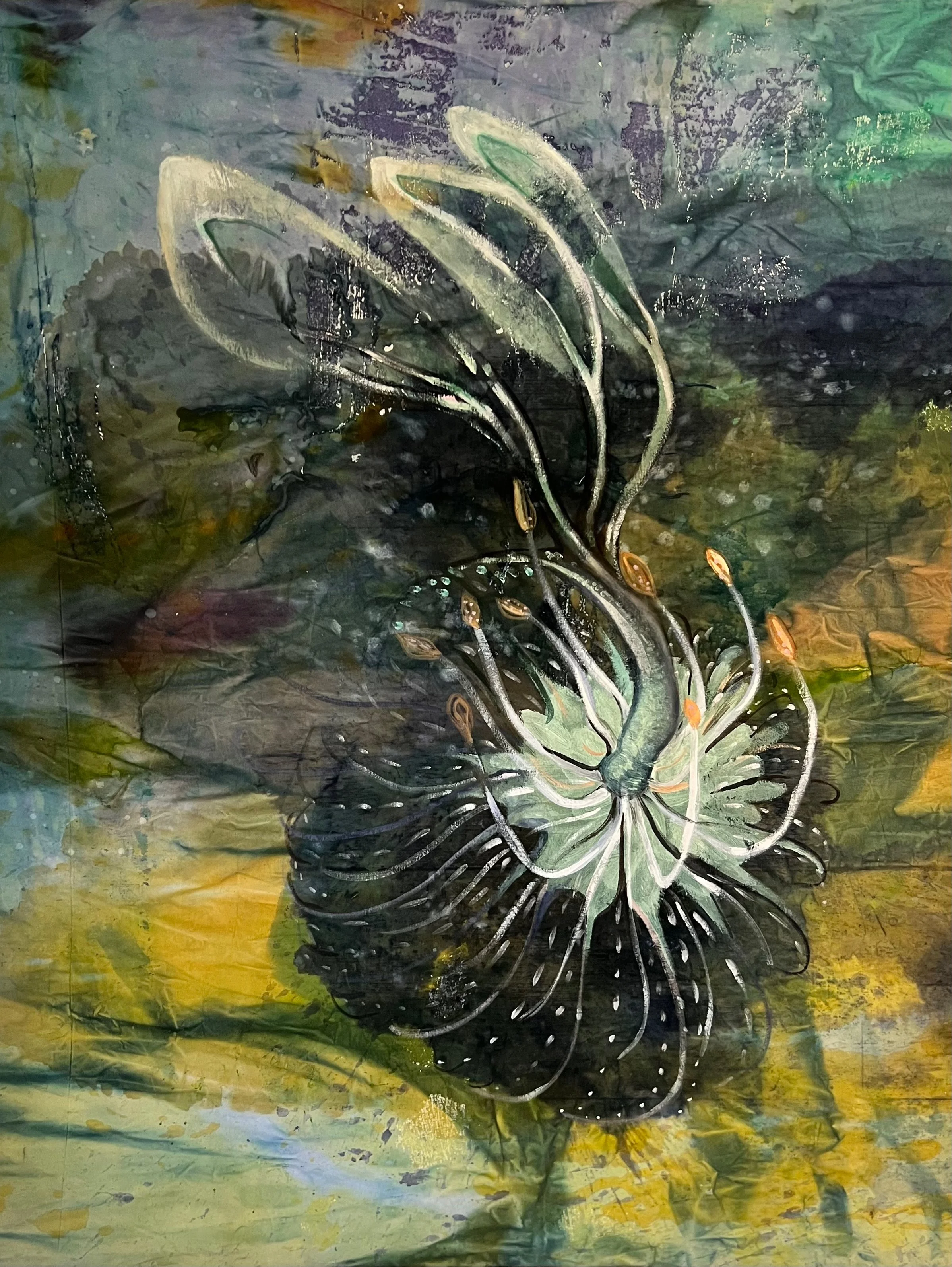 All-Pollen  117x150cm Mischtechnik auf Leinwand