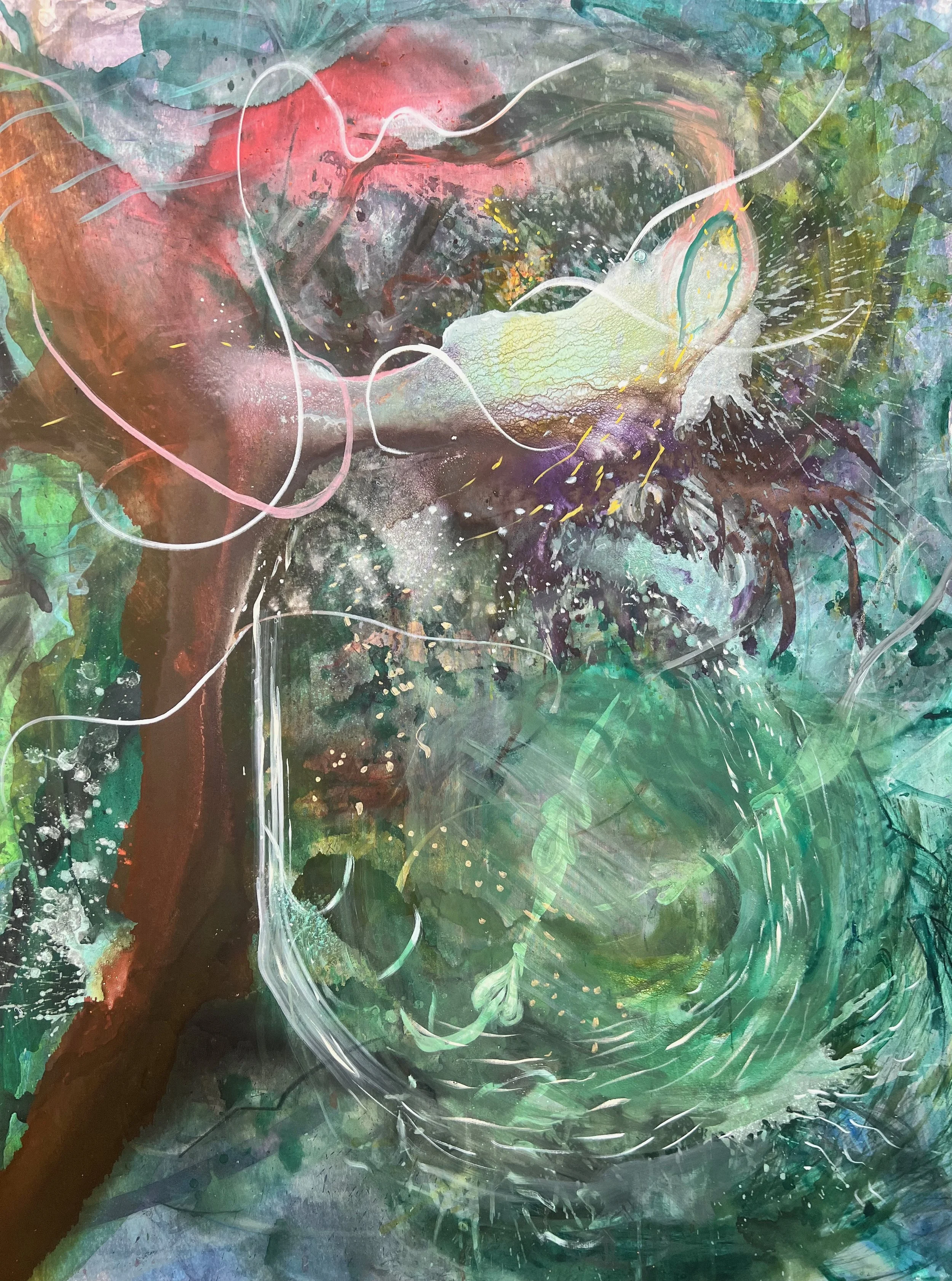 Arbor Mischtechnik auf Leinwand 130x170 cm