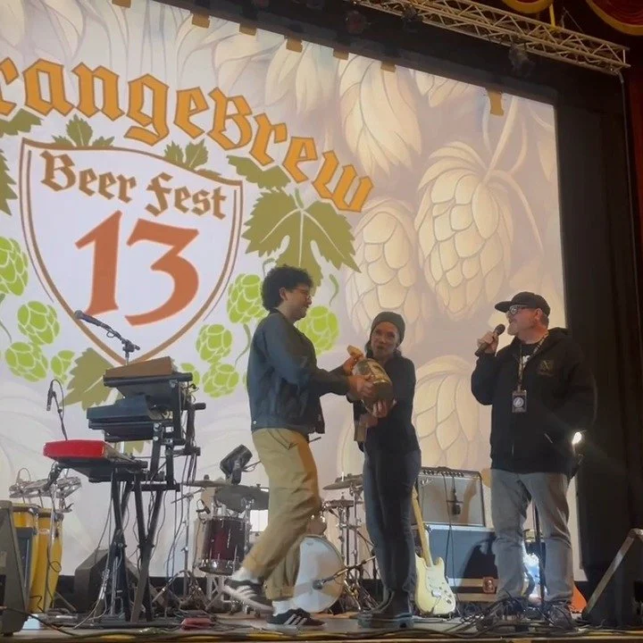 Humboldt Homebrewers represented at StrangeBrew #13!! Congratulations to homebrewer, Julien Parra, for winning BOTH People's Choice trophy AND Brewers' Choice award (earning himself Das Boot!) with his Spicy Pickle beer!