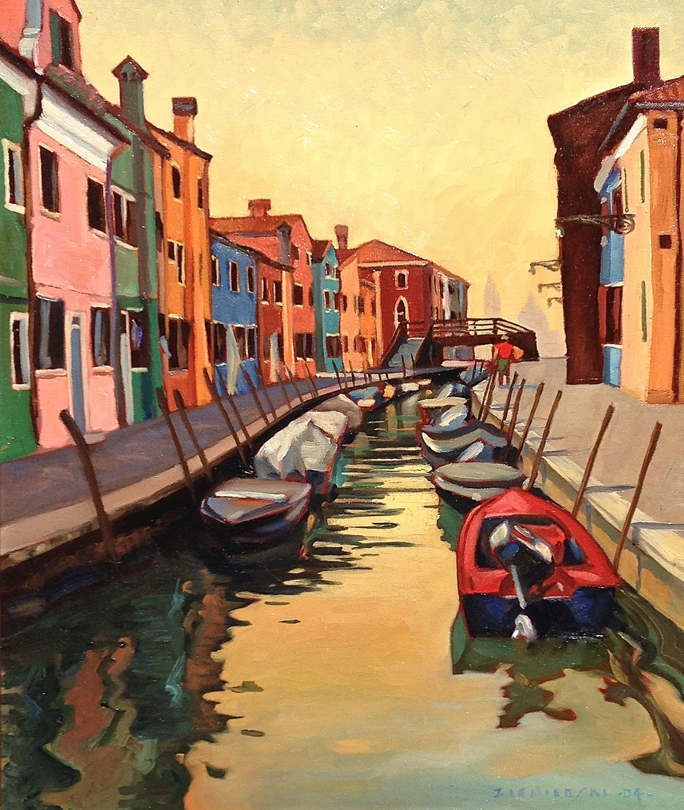 Burano, 24 x 20 inches, oil