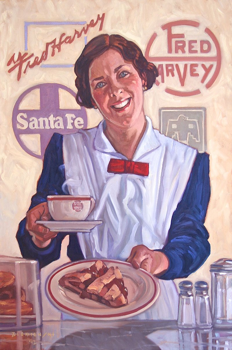 Harvey Girl, 36 x 24 inches, oil