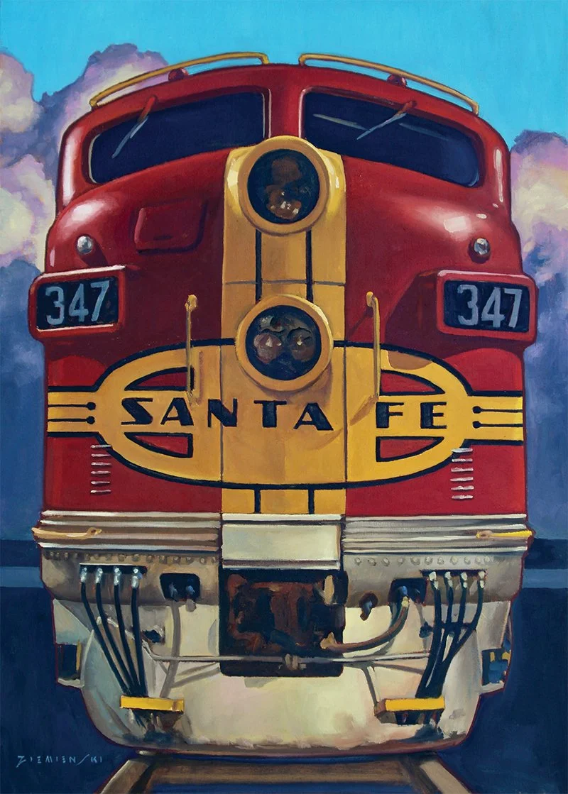 Dennis Ziemienski, Oil on canvas