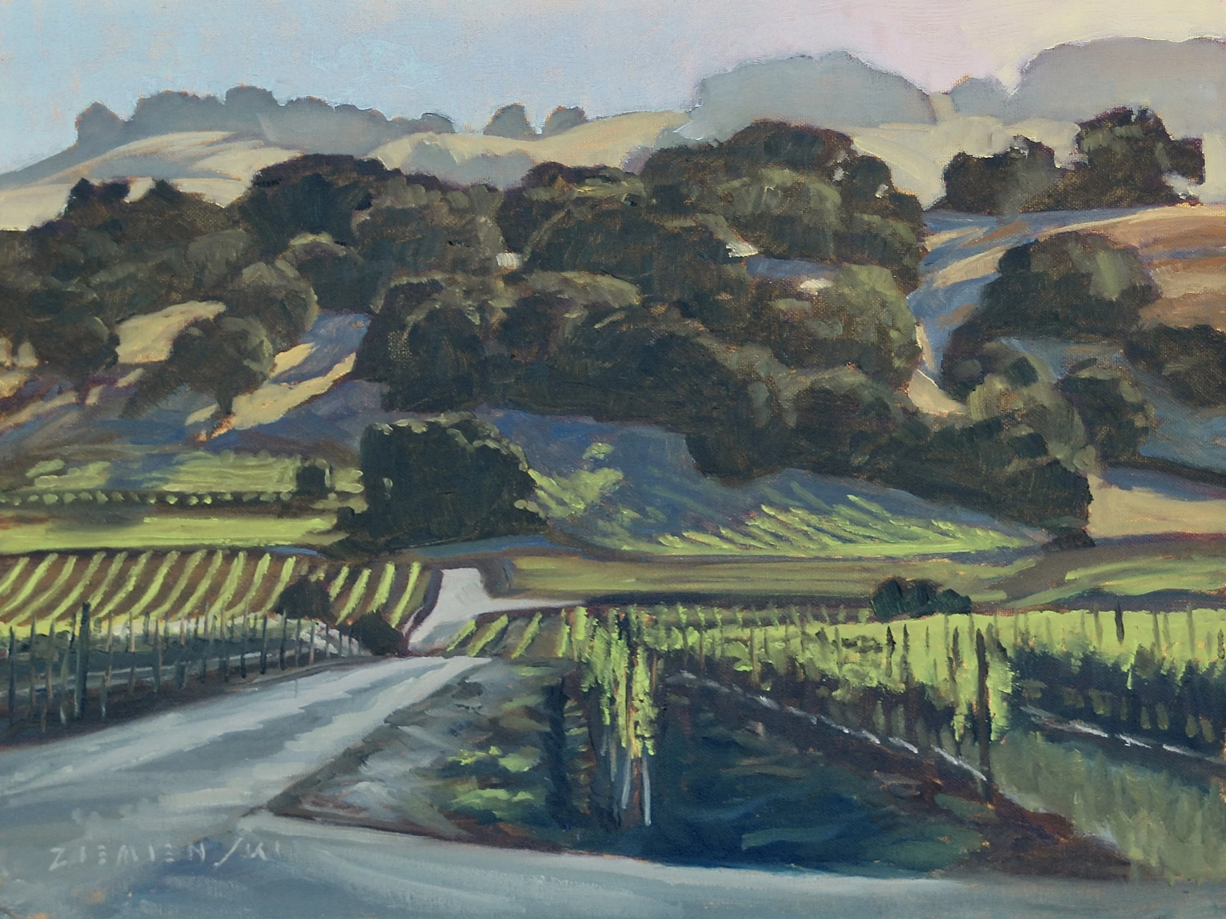 Into the Vineyard, oil