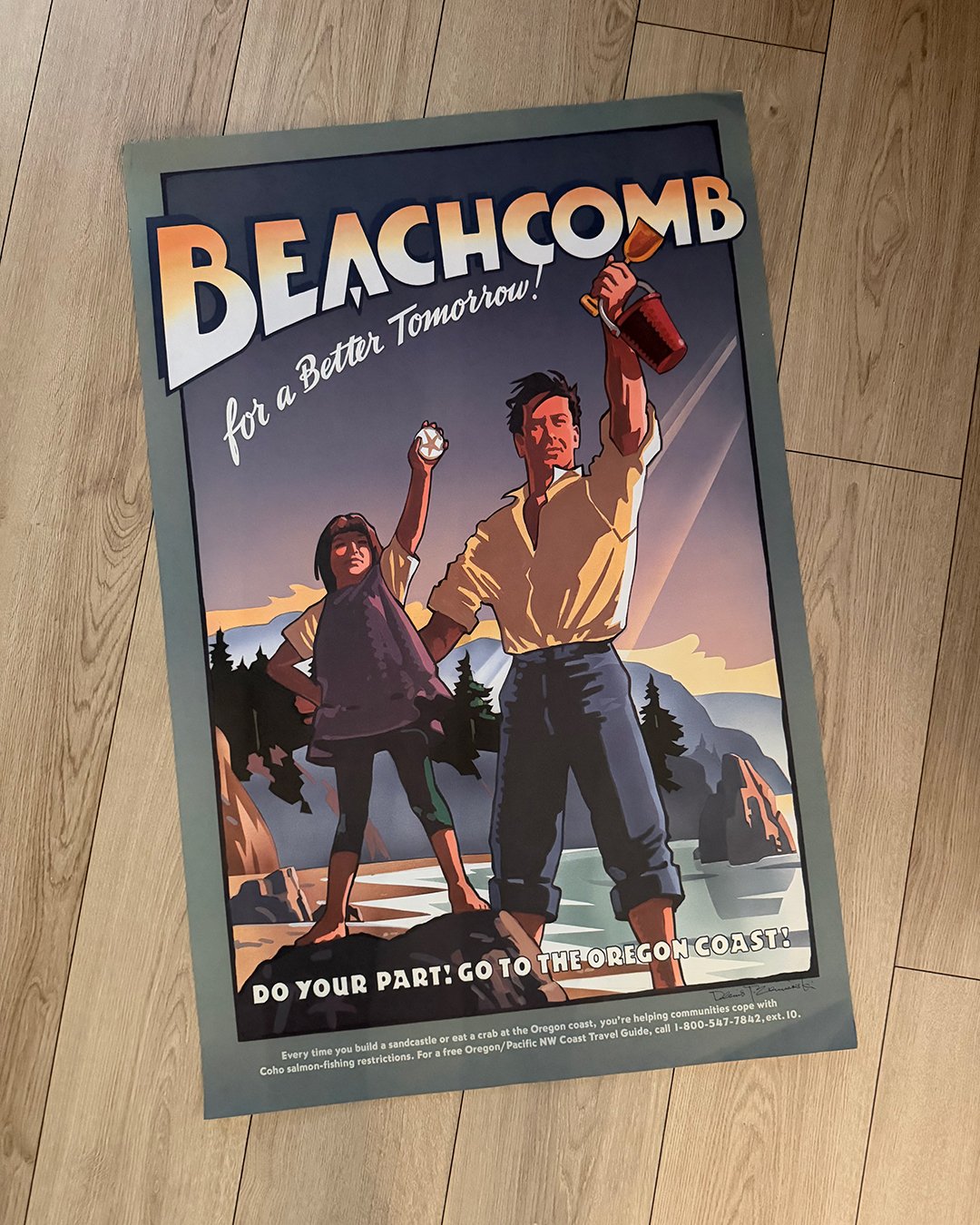 Beachcomb Poster