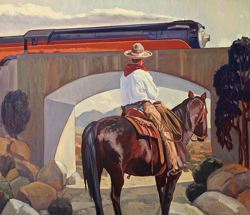 Dennis Ziemienski, Oil on canvas