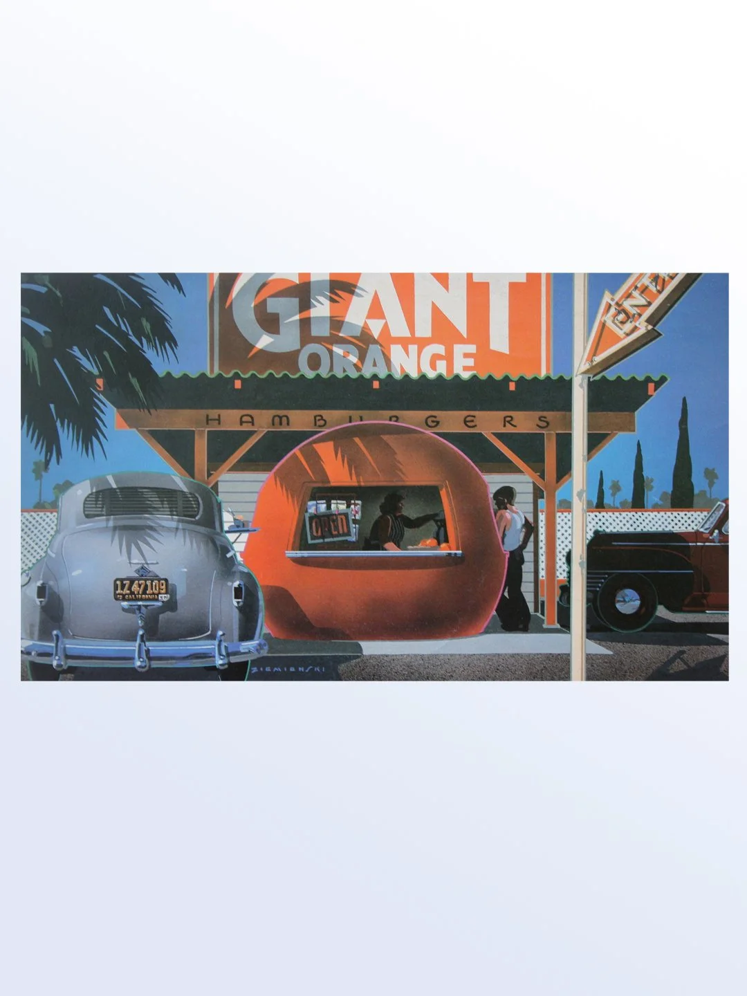 Giant Orange Print