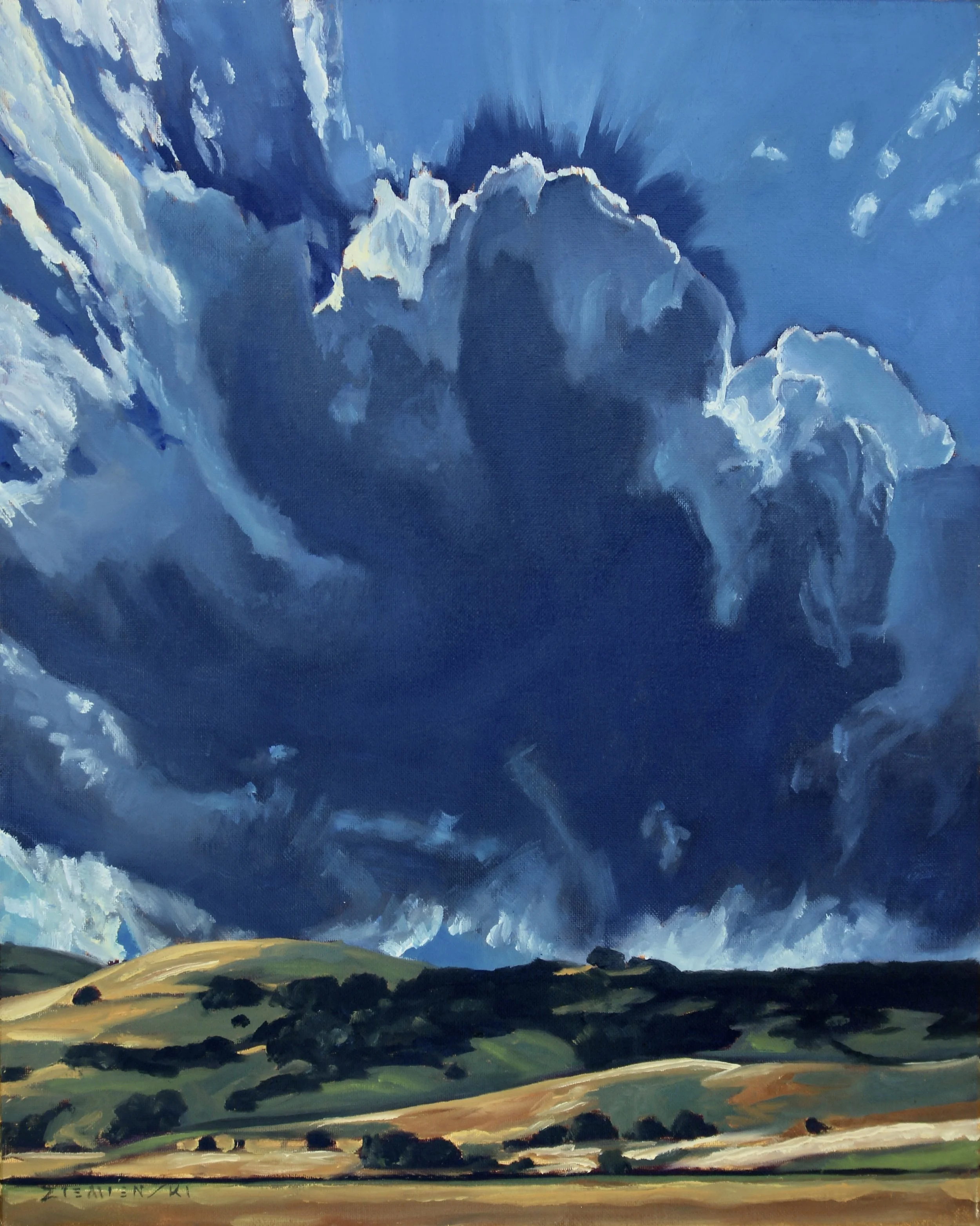 September Drama, oil