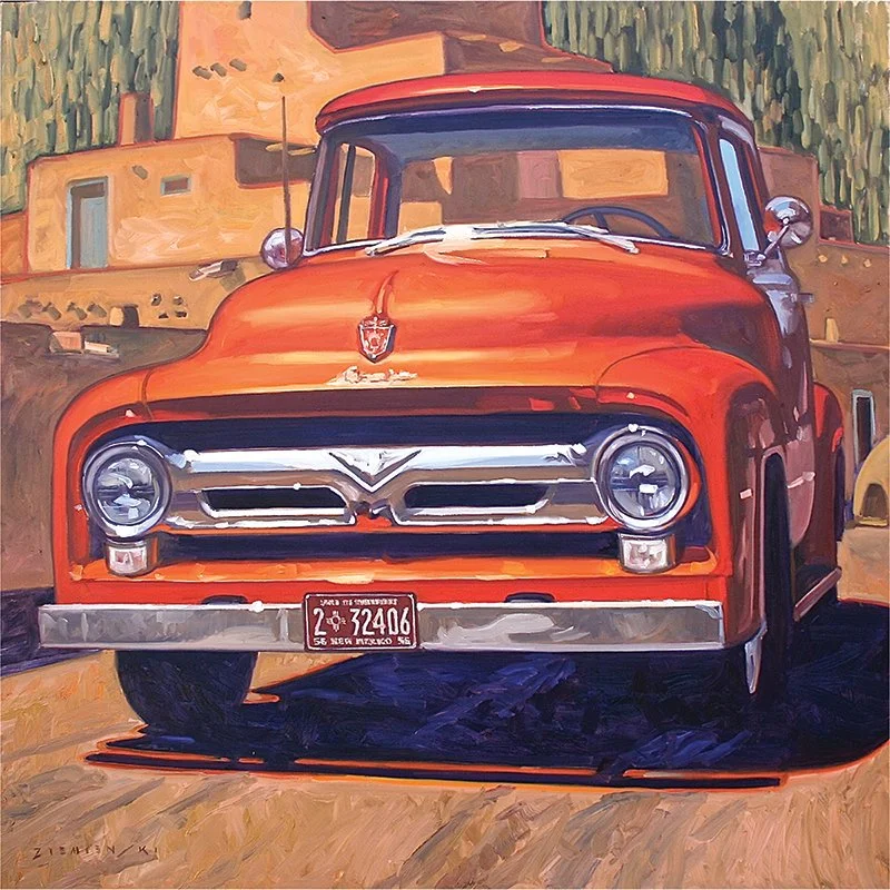 Dennis Ziemienski, Oil on canvas