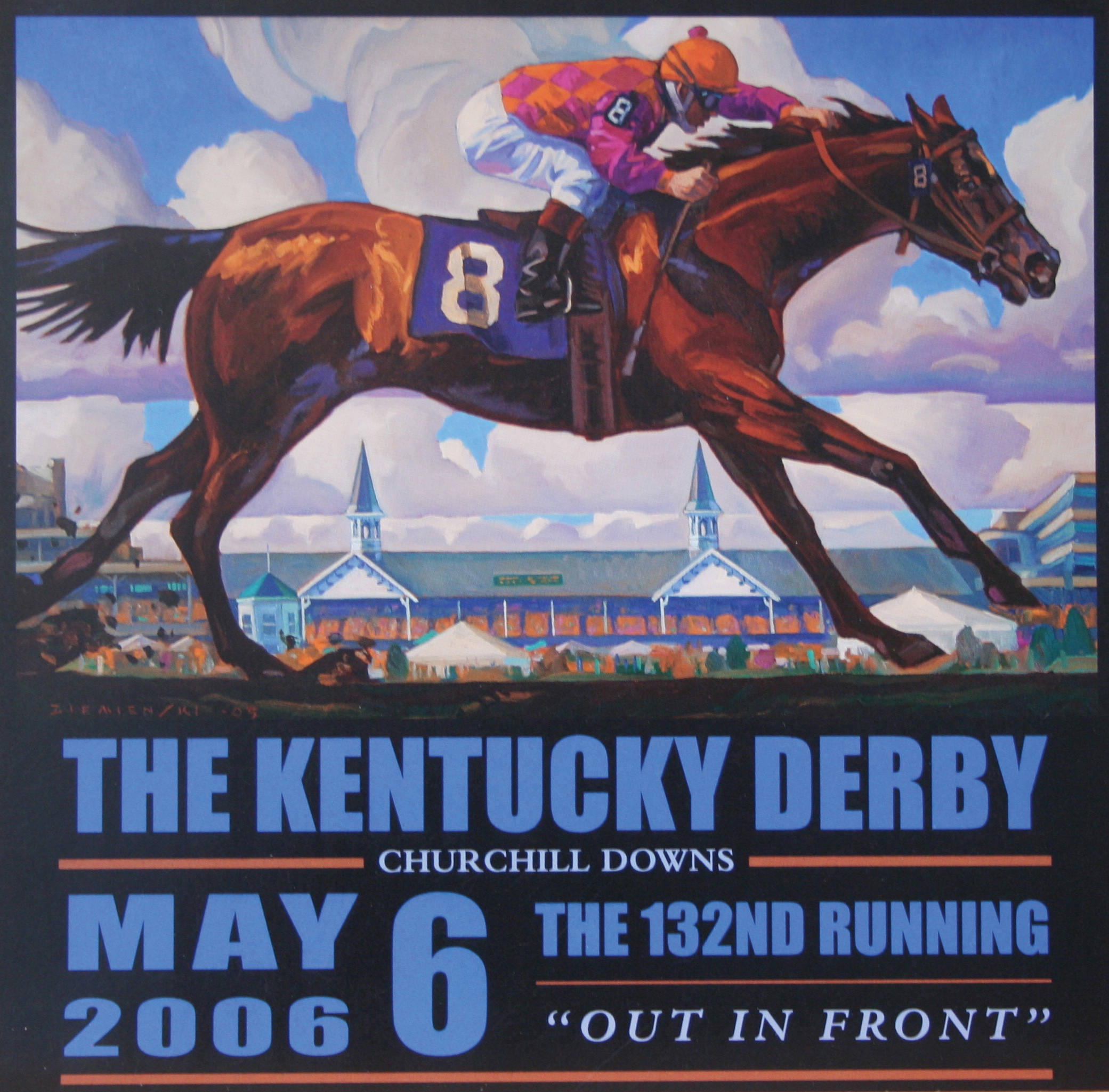 Kentucky Derby "Out in Front" Print