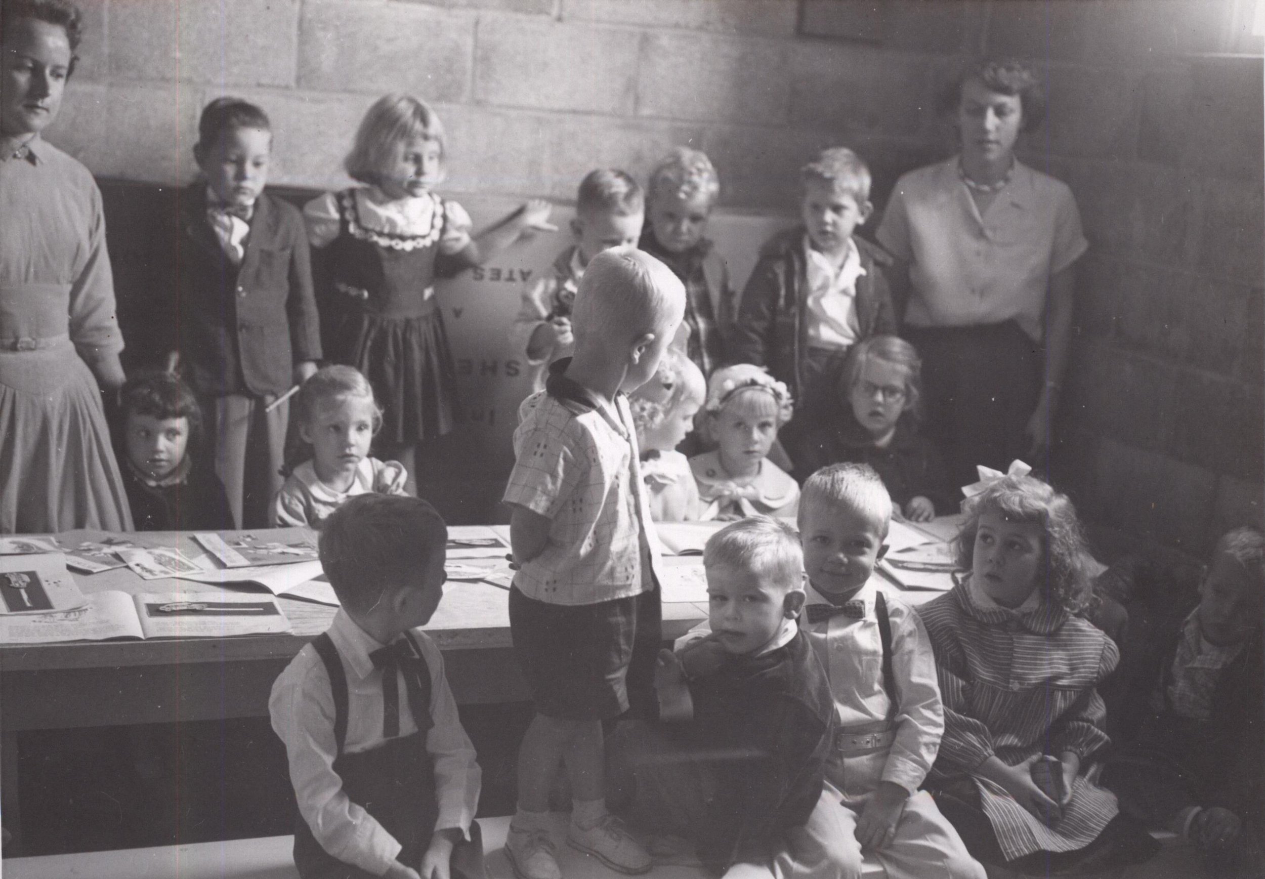 1953 Beginner Sunday School Class (3 & 4 year olds -Helper-Teacher, Bertie Graybeal, Mildred Taylor Rockey).jpeg