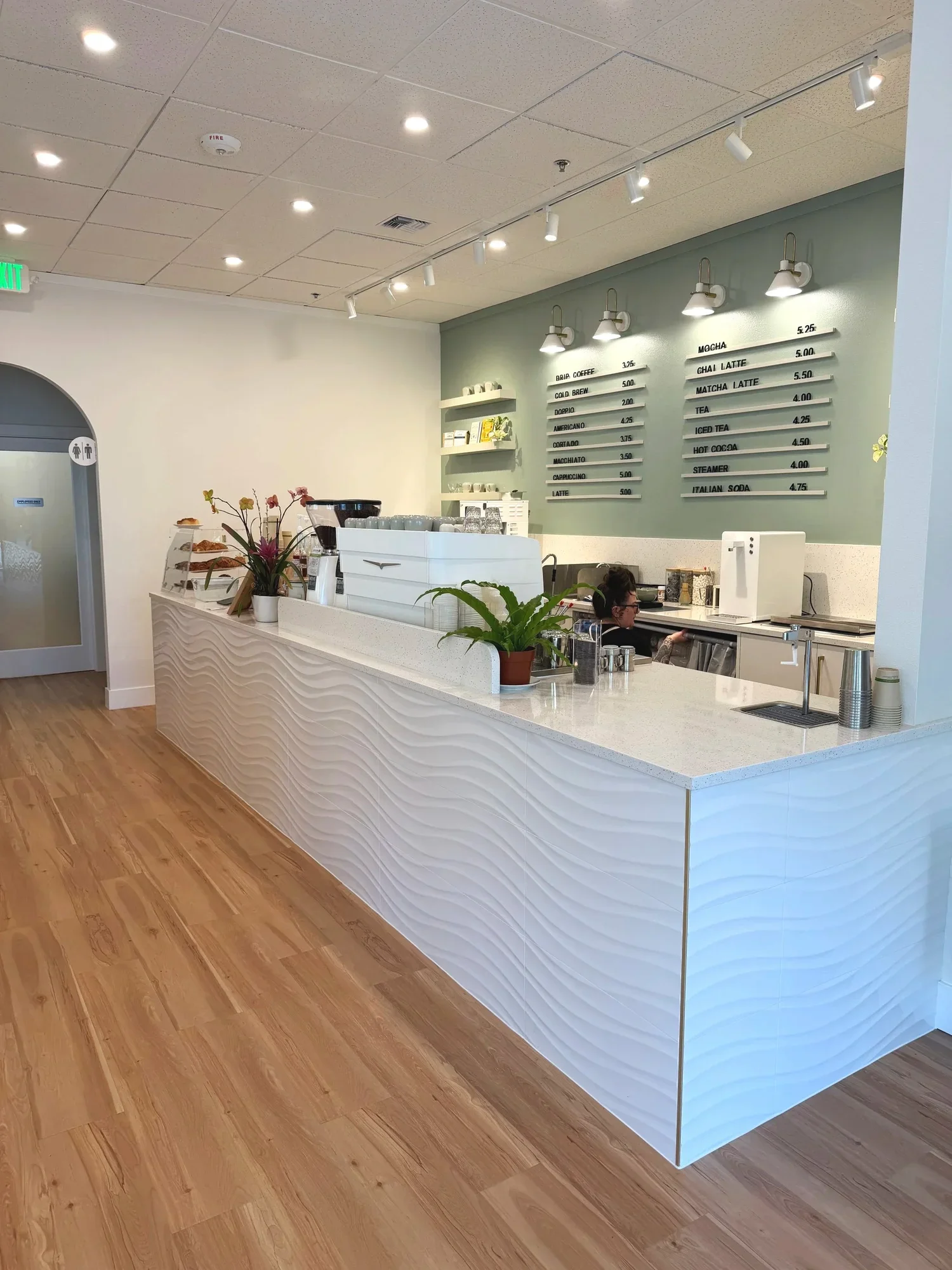 coffee bar at Bainbridge Play Cafe