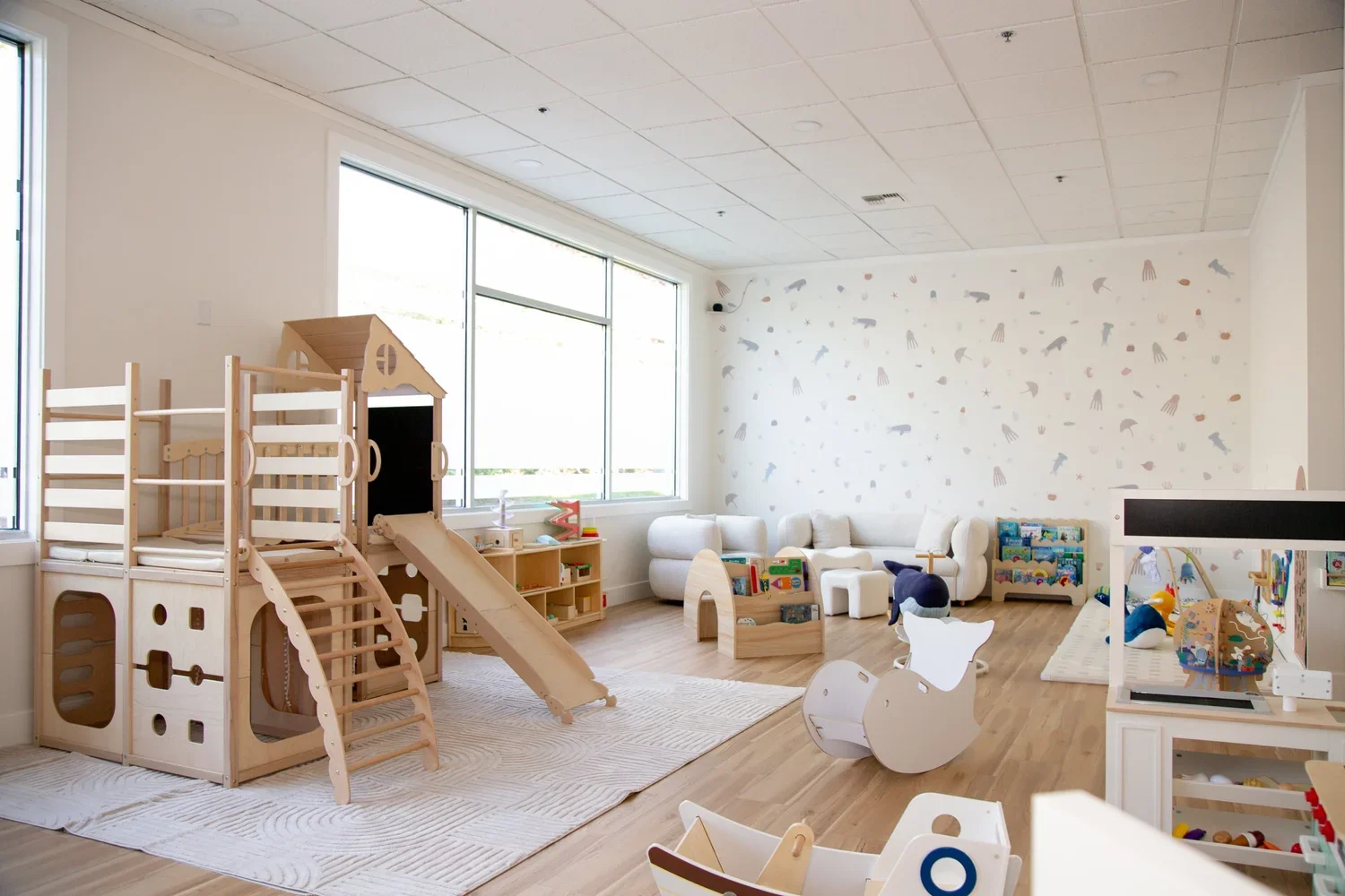 the play space at Bainbridge Play Cafe