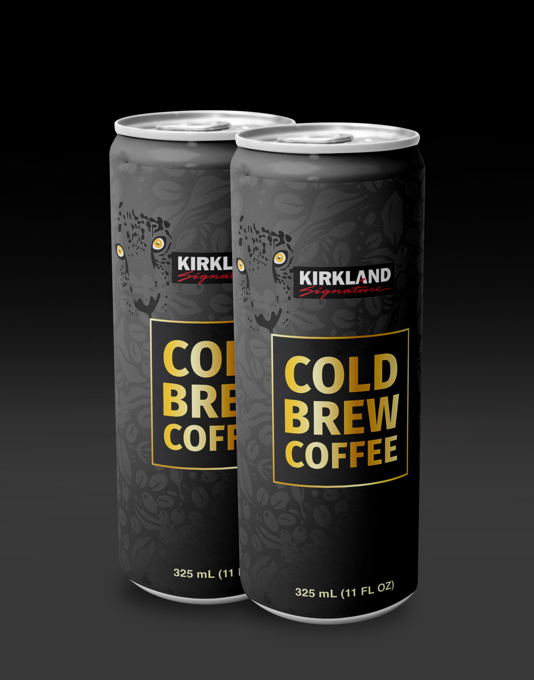 Kirkland Signature Cold Brew Coffee packaging redesign