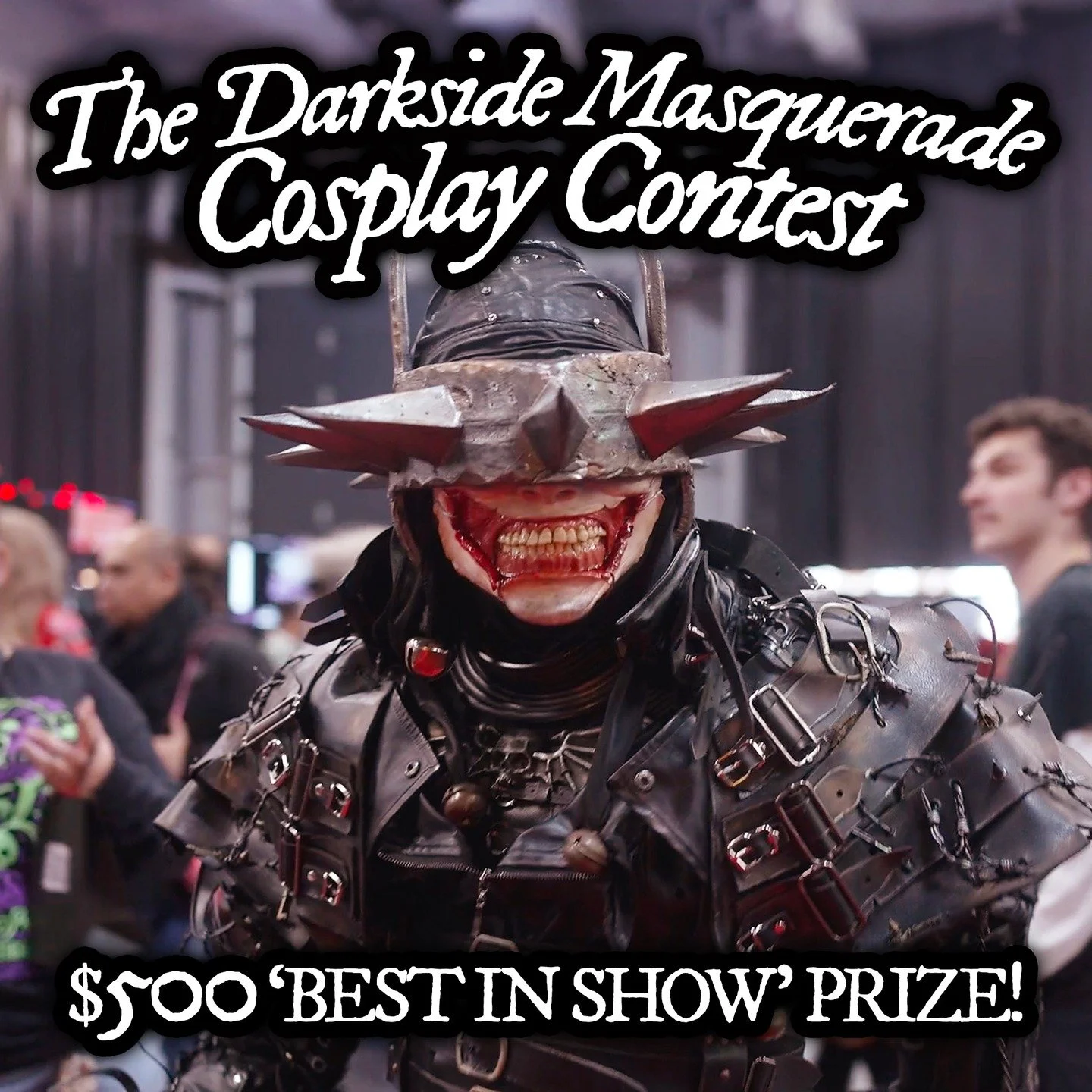 ⚰️ THE DARKSIDE MASQUERADE COSPLAY CONTEST IS HERE ⚰️

Join us this Saturday at 2:30PM on the Main Stage for the inaugural Darkside Masquerade Cosplay Contest&hellip; where mortals shed their skin and become something other. This is no ordinary cospl