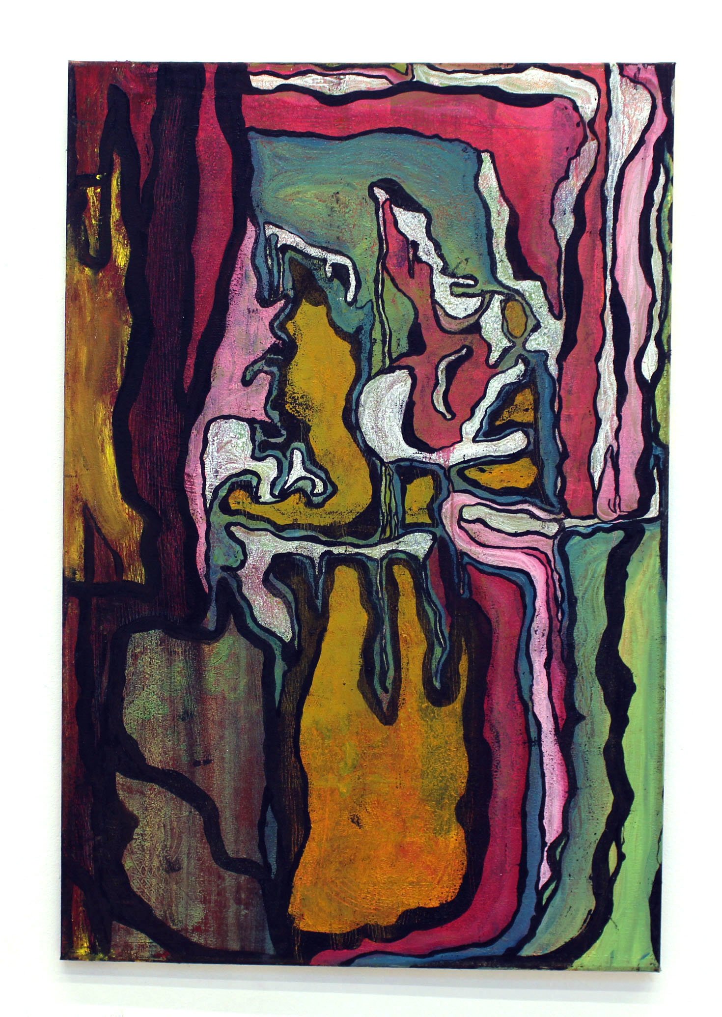 Soak, 2016, oil paint on canvas, 24" x 36"