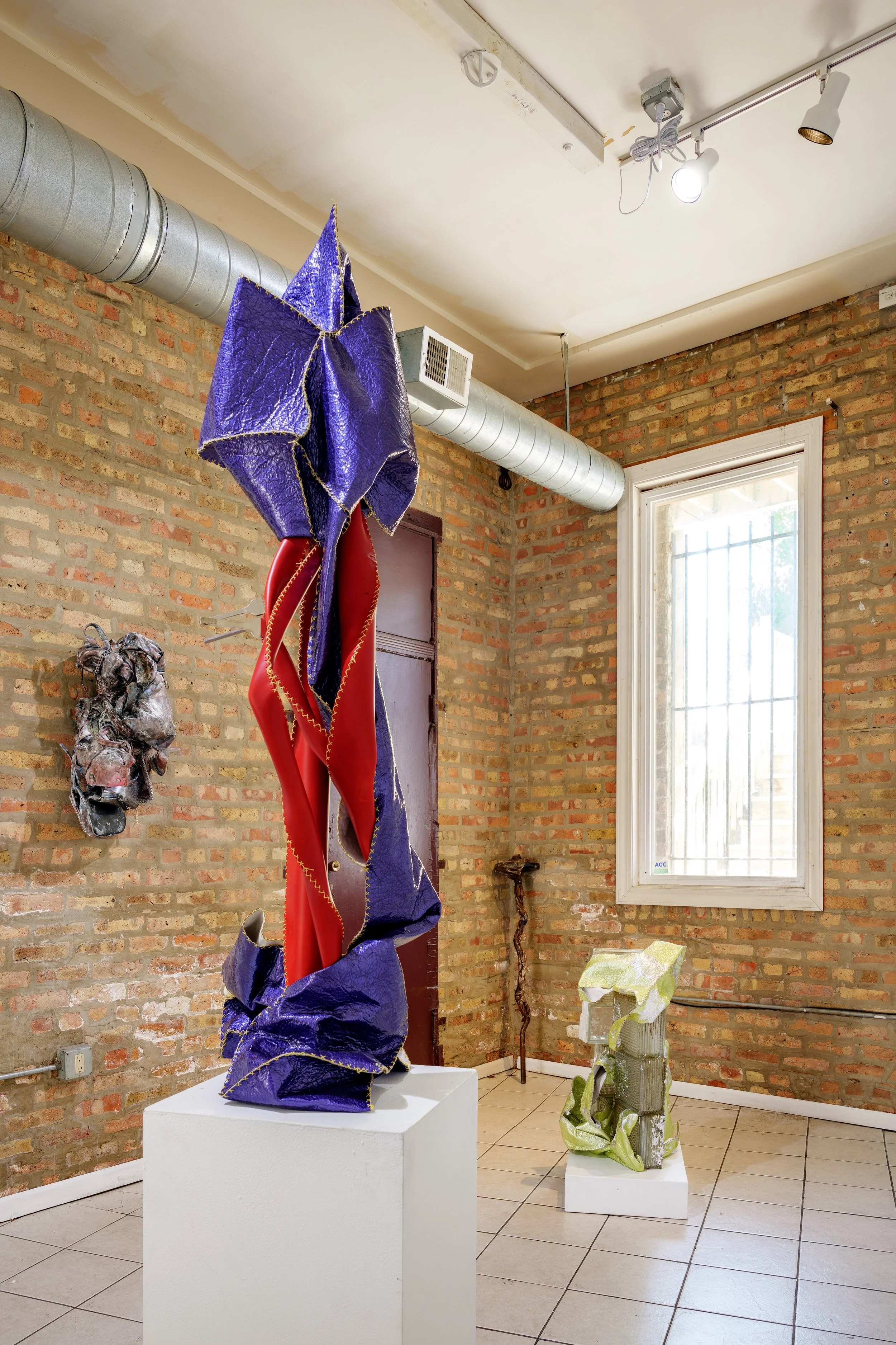 Installation image of "Pleasure Puncture" at Ignition Project Space,
2026
-Image by Frank Geiser-