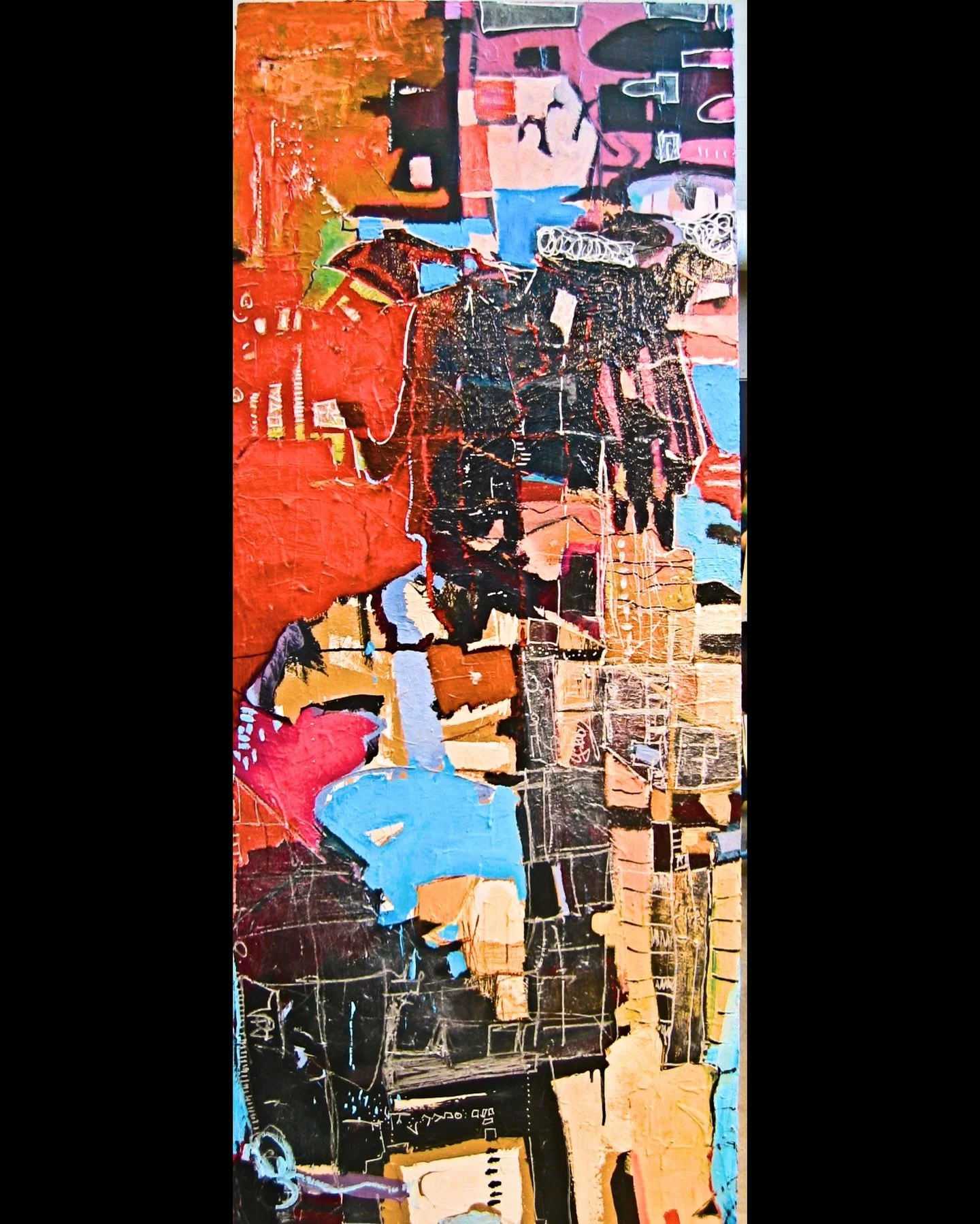 The smaller pieces I shared recently are a great way to start collecting. A work like this changes what a space feels like.

&ldquo;You Never Have To Stand Alone&rdquo; is a mixed media original from 2008. It&rsquo;s big&hellip;32&rdquo;x80&rdquo; an